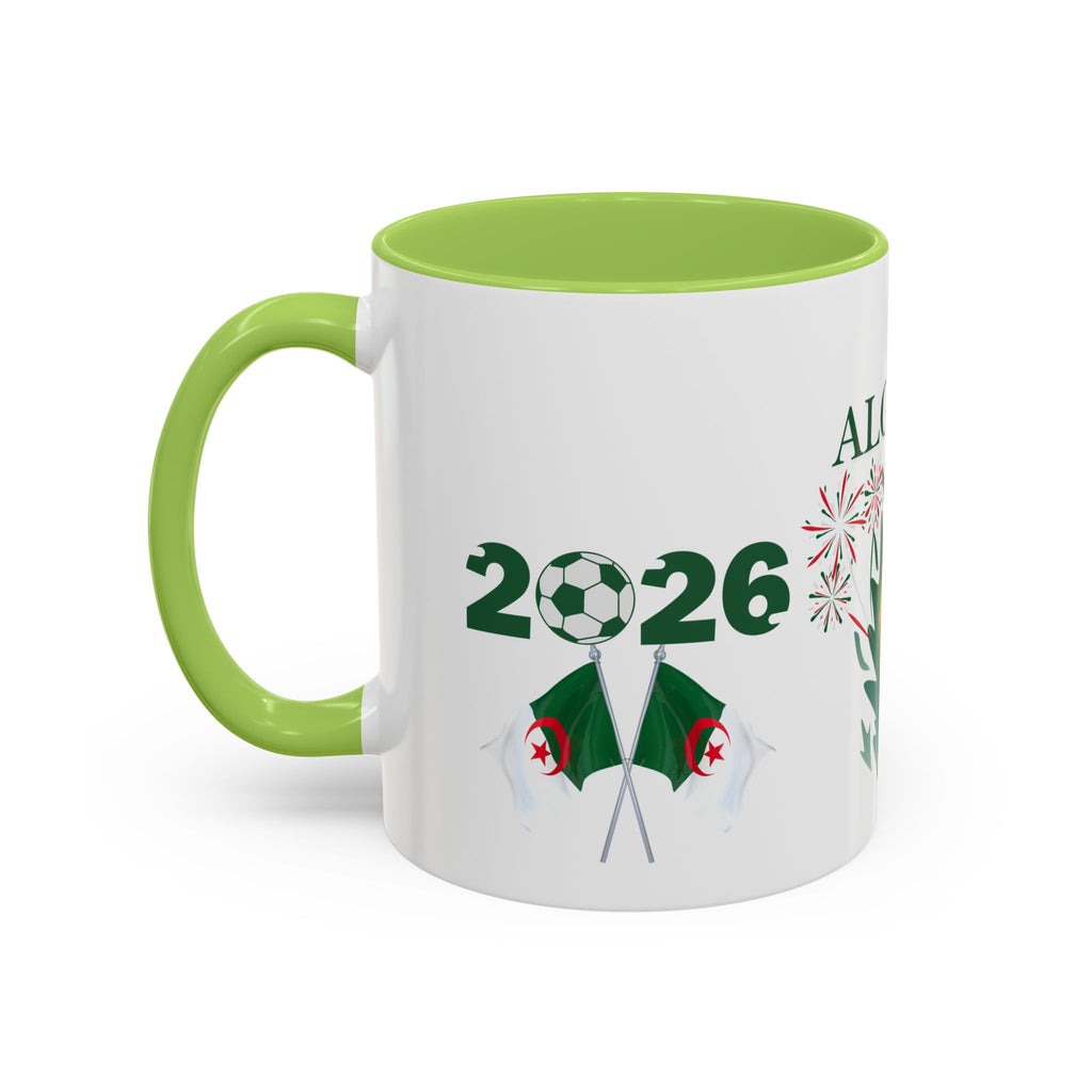 Algeria 2026 Cup Coffee Mug - Soccer Fan Accent Mug