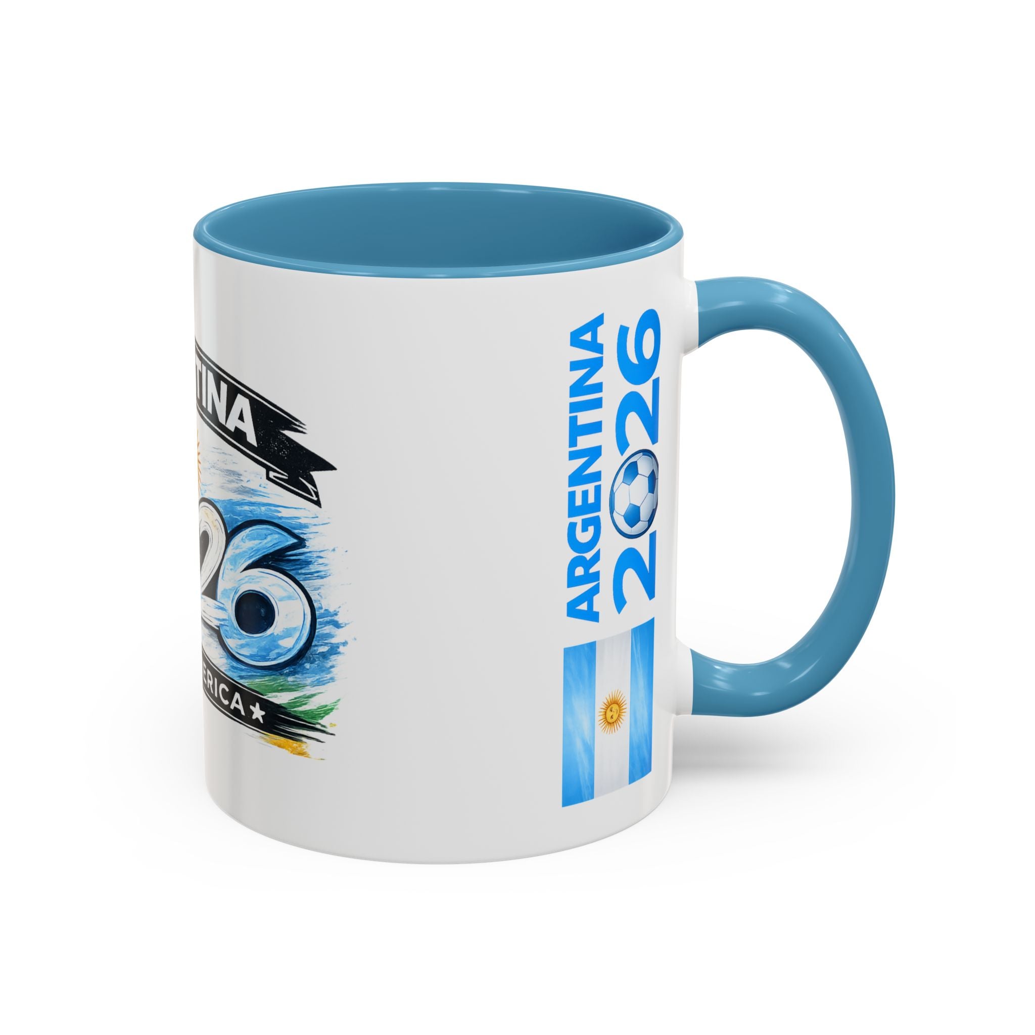 Argentina 2026 Soccer Cup Mug – Accent Coffee Cup (11/15oz)