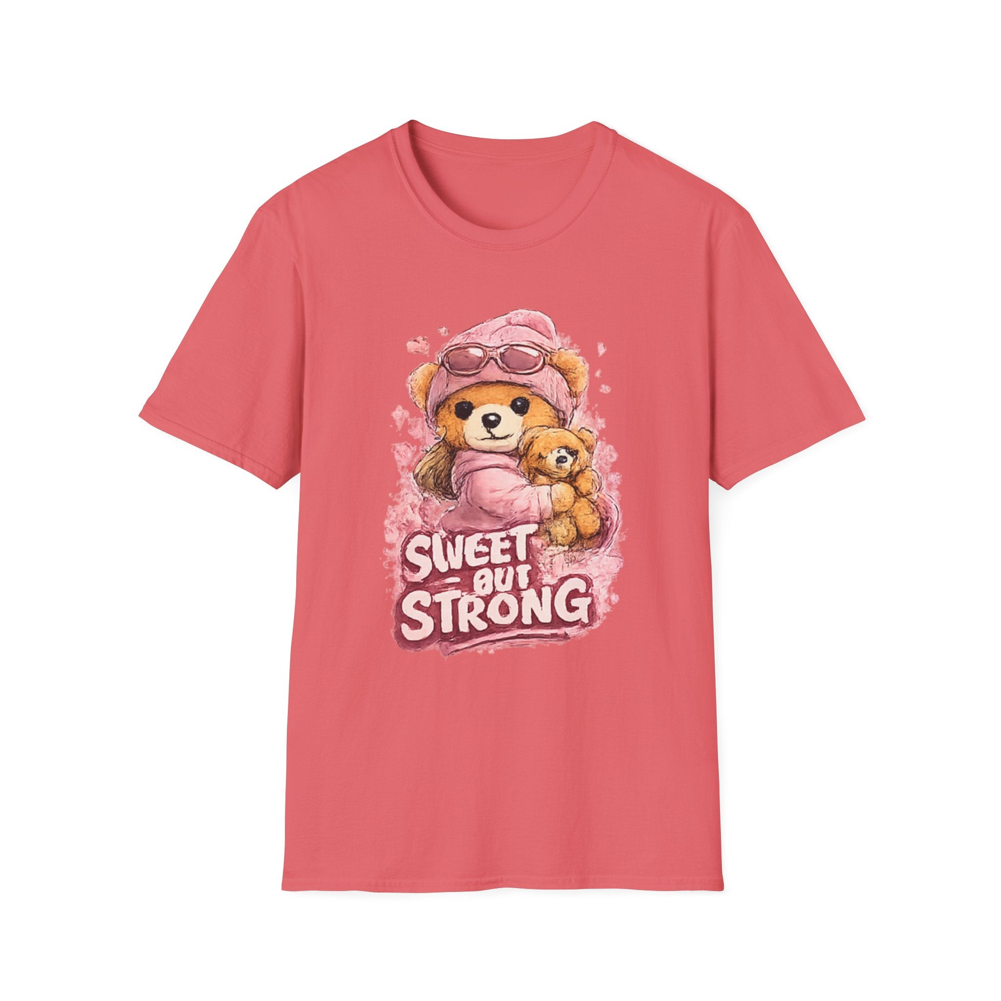 Sweet but Strong Bear T-Shirt — Cute Teddy Graphic Tee