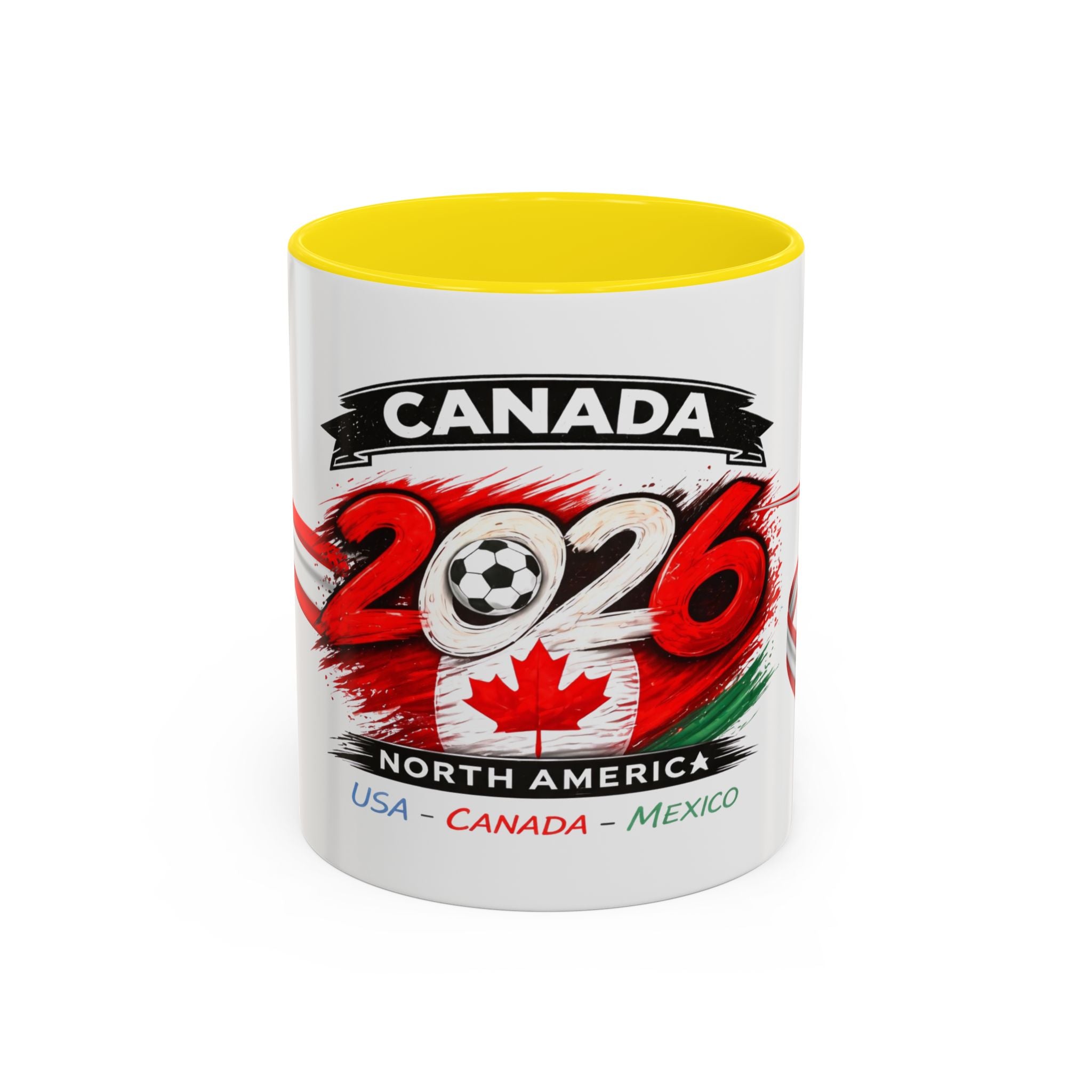 Canada 2026 Soccer Cup Mug — North America USA-Canada-Mexico Cup Coffee Mug