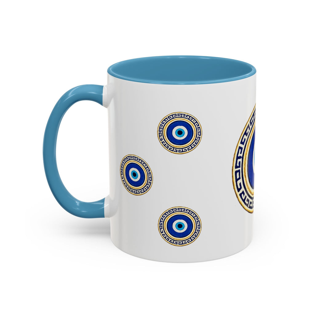Evil Eye Accent Coffee Mug