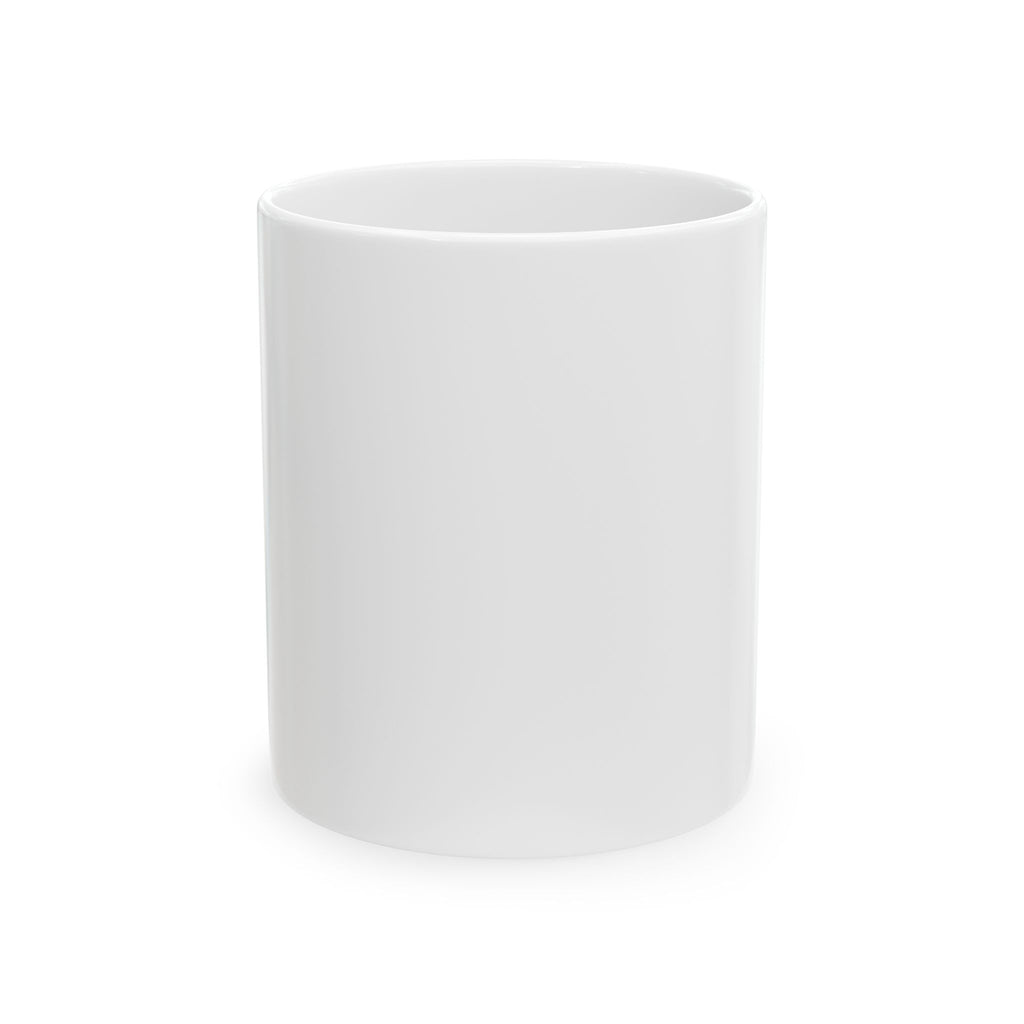 Butterfly Face Ceramic Mug (11oz/15oz) – Feminine Line Art Coffee Cup