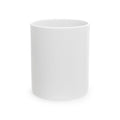 Butterfly Face Ceramic Mug (11oz/15oz) – Feminine Line Art Coffee Cup