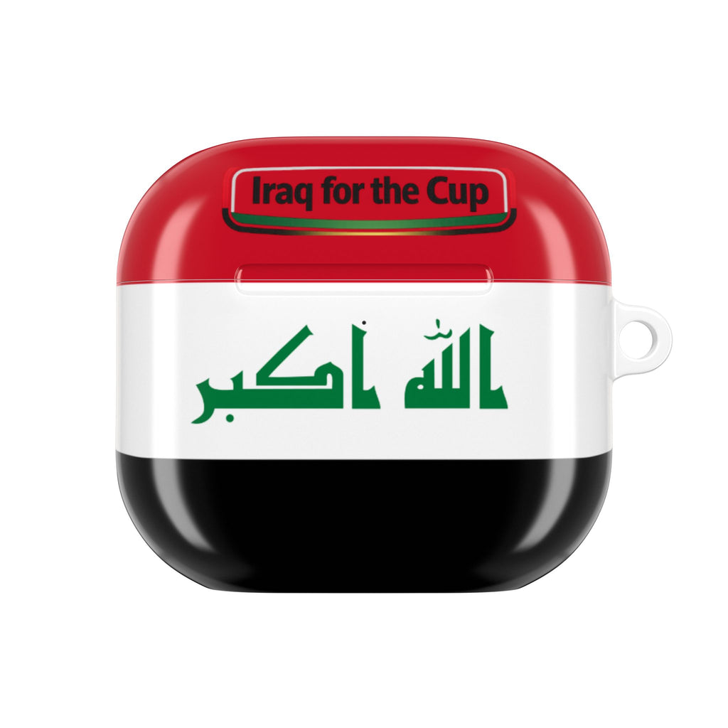 Iraq Flag AirPod Case – 'Iraq Red White Black Protective Cover