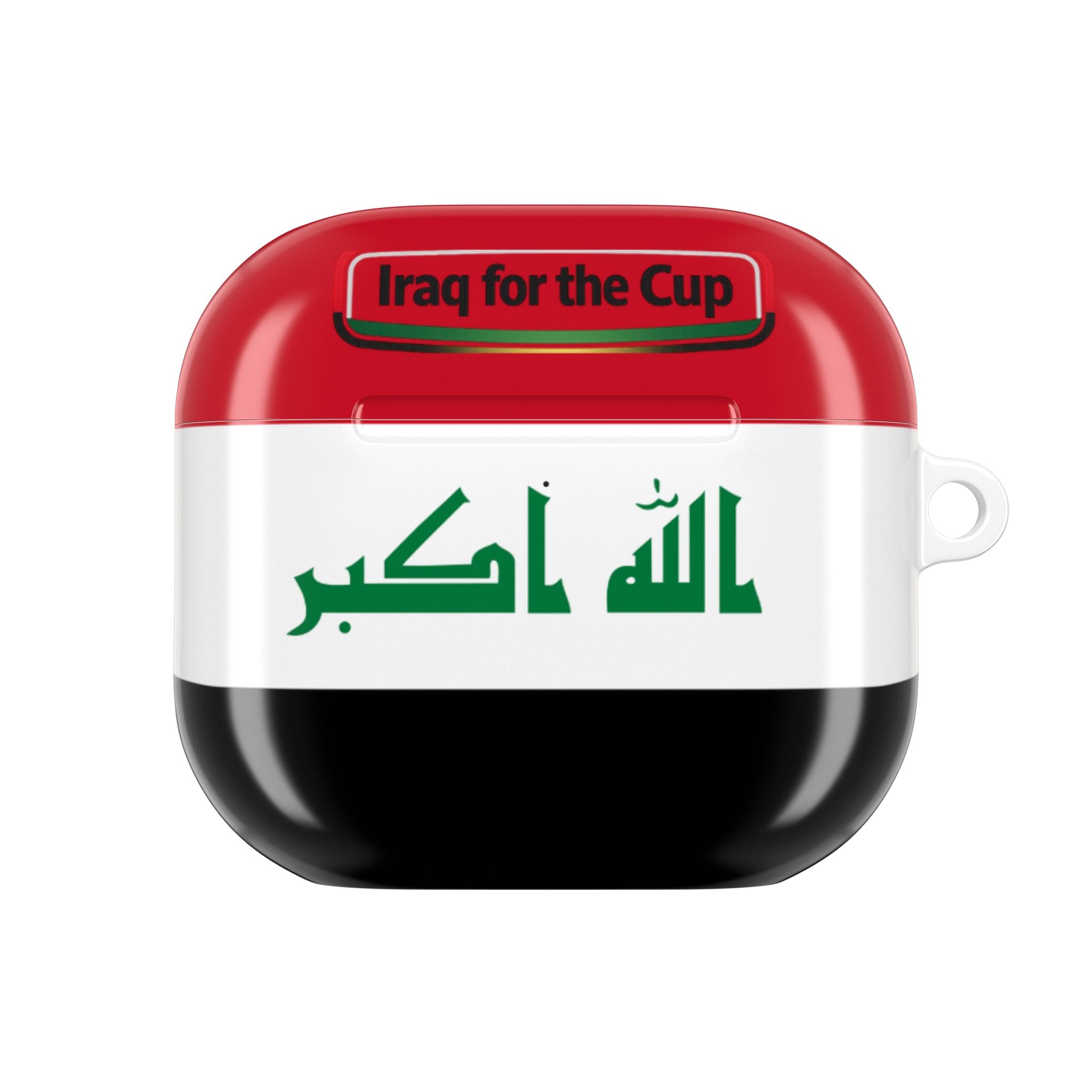 Iraq Flag AirPod Case – 'Iraq Red White Black Protective Cover