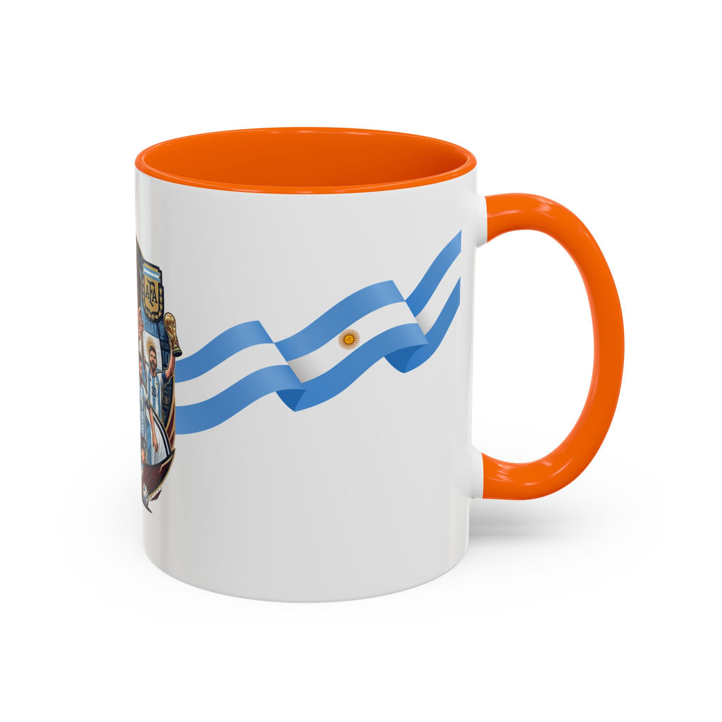 Argentina Soccer Player Coffee Mug – National Flag Accent