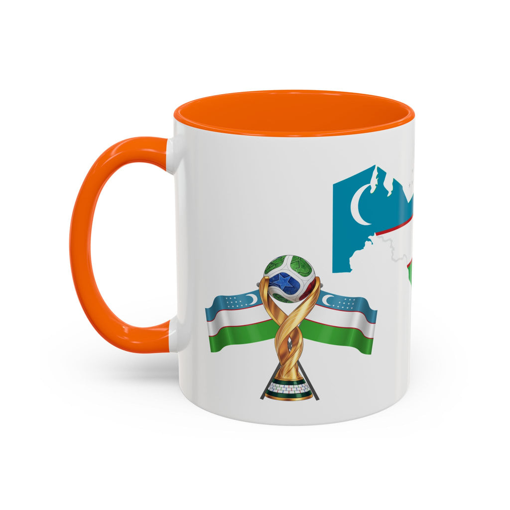 Uzbekistan Accent Coffee Mug (11, 15oz)