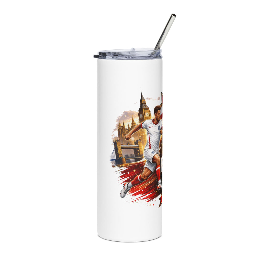 England Football 20oz Stainless Tumbler — Soccer Fan Travel Cup