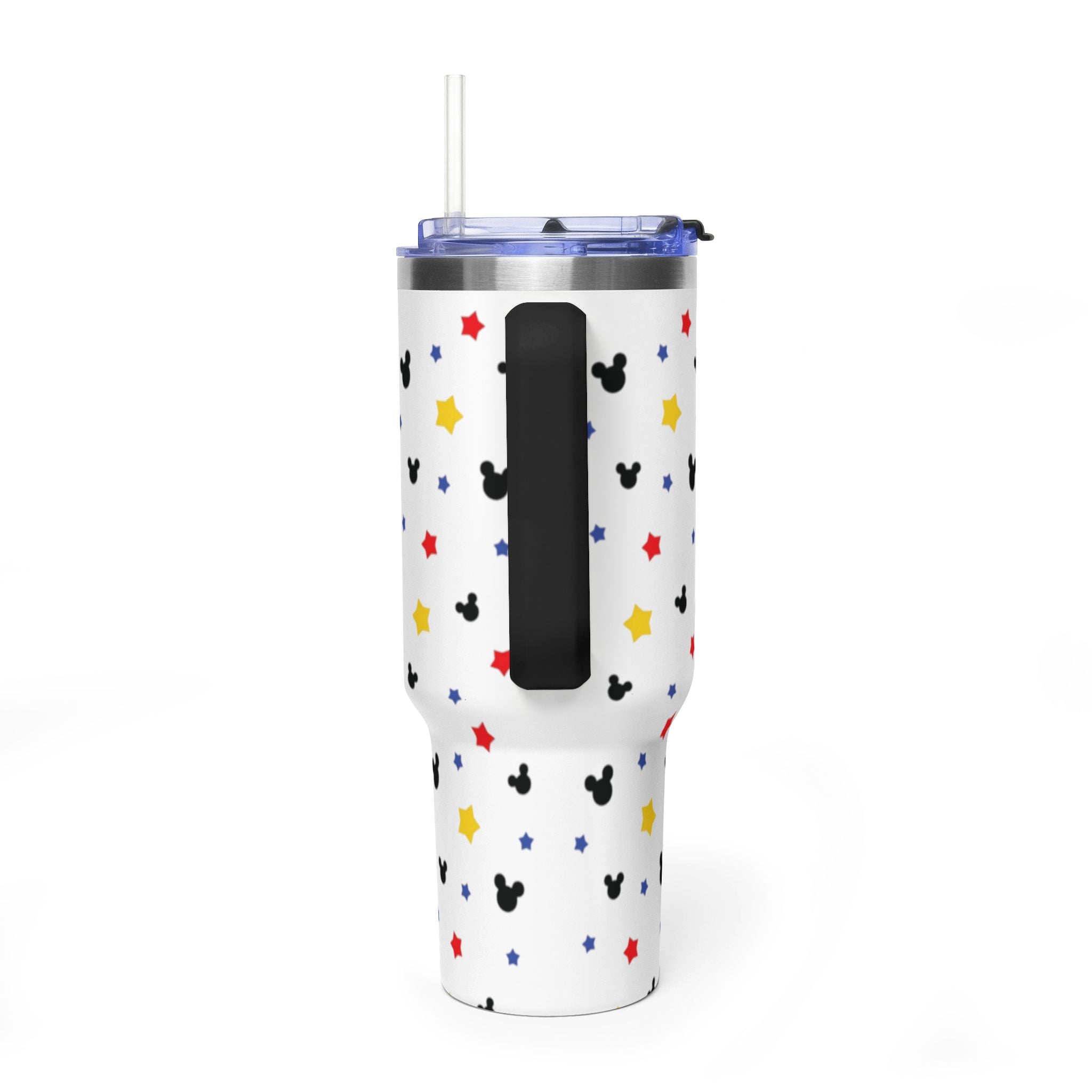 Mickey Mouse 40oz Vacuum Tumbler — Insulated Travel Mug with Straw