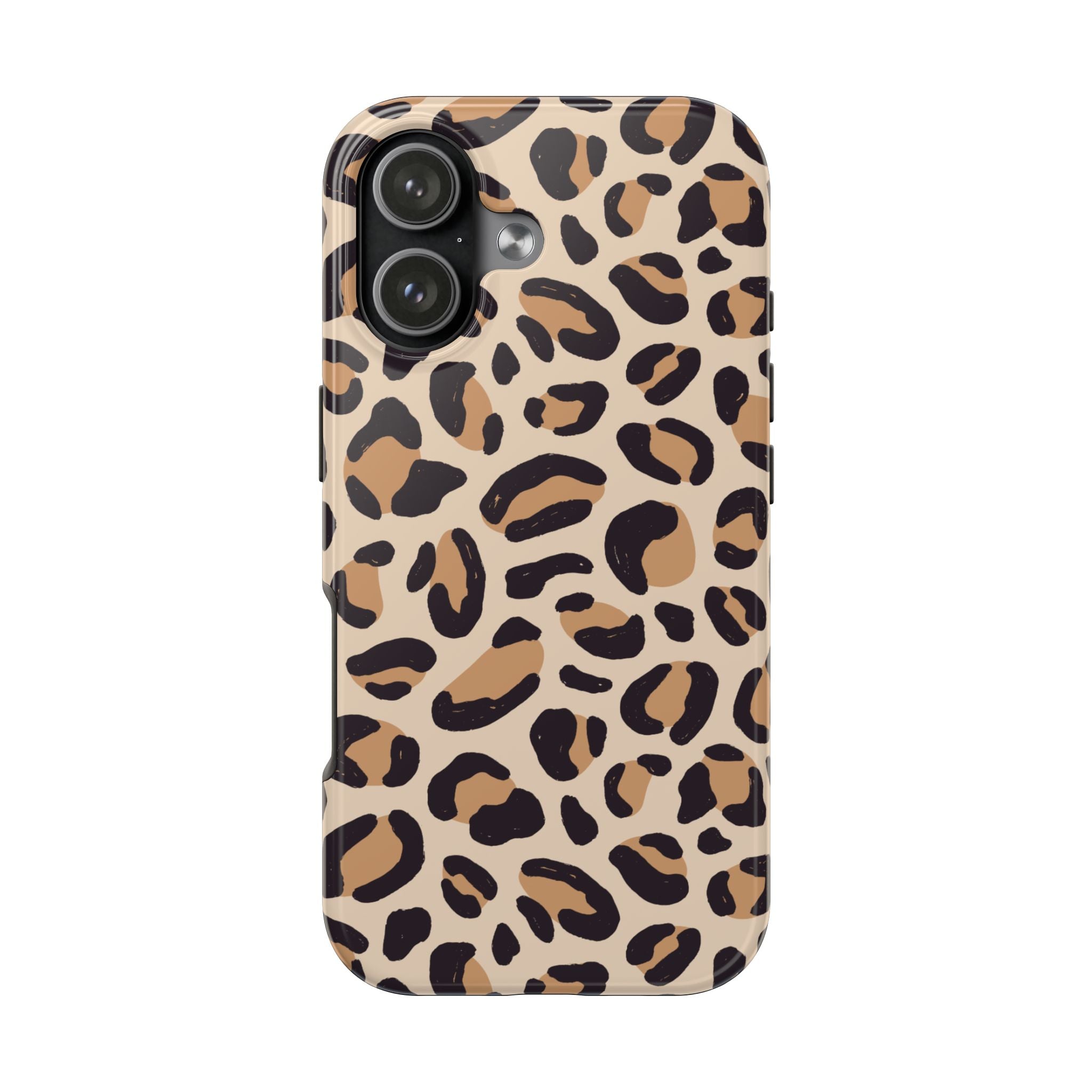 Leopard Print Tough Phone Case – Durable Glam Protective Cover