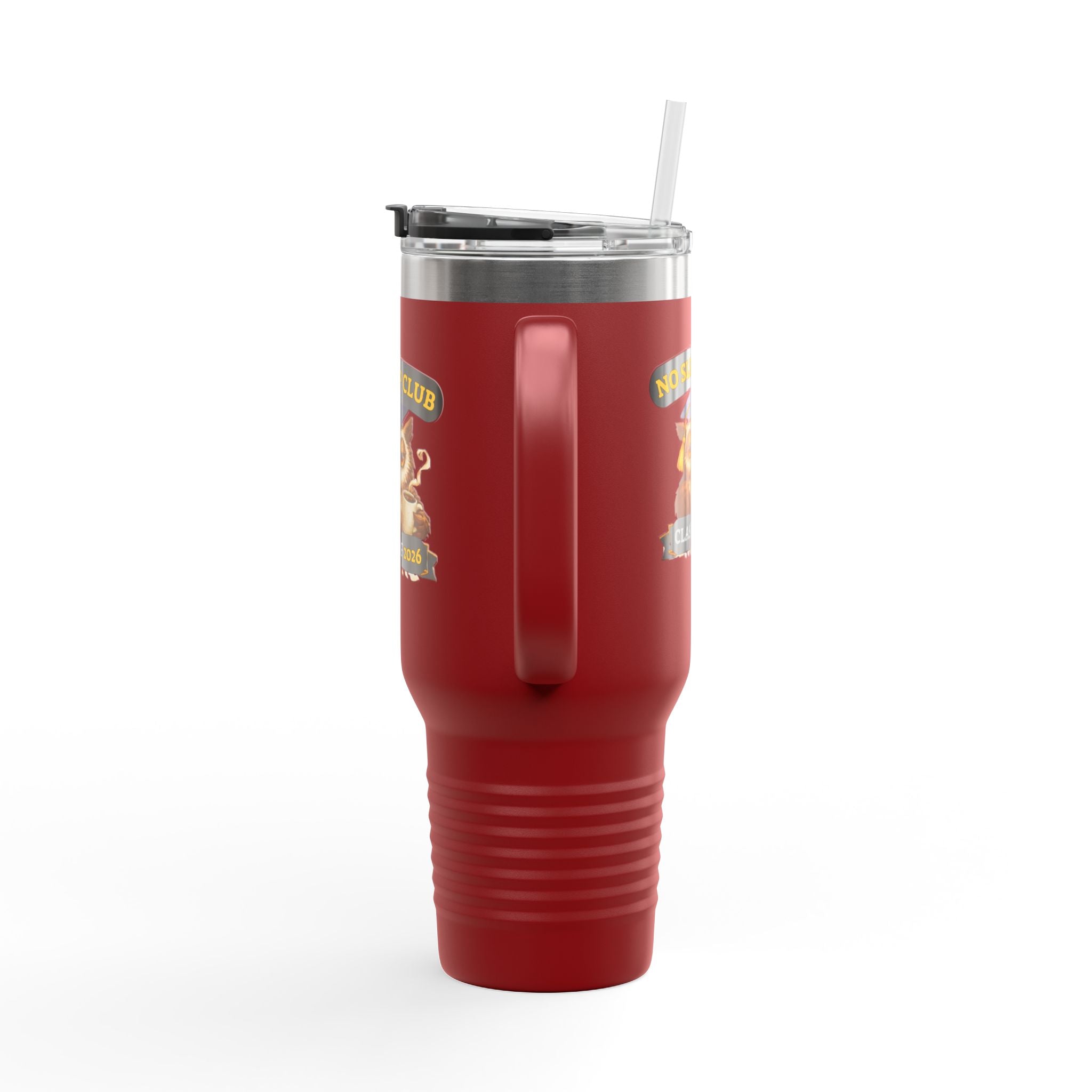 40oz Insulated Travel Mug – "No Sleep Club" Class of 2026 Graduation Tumbler