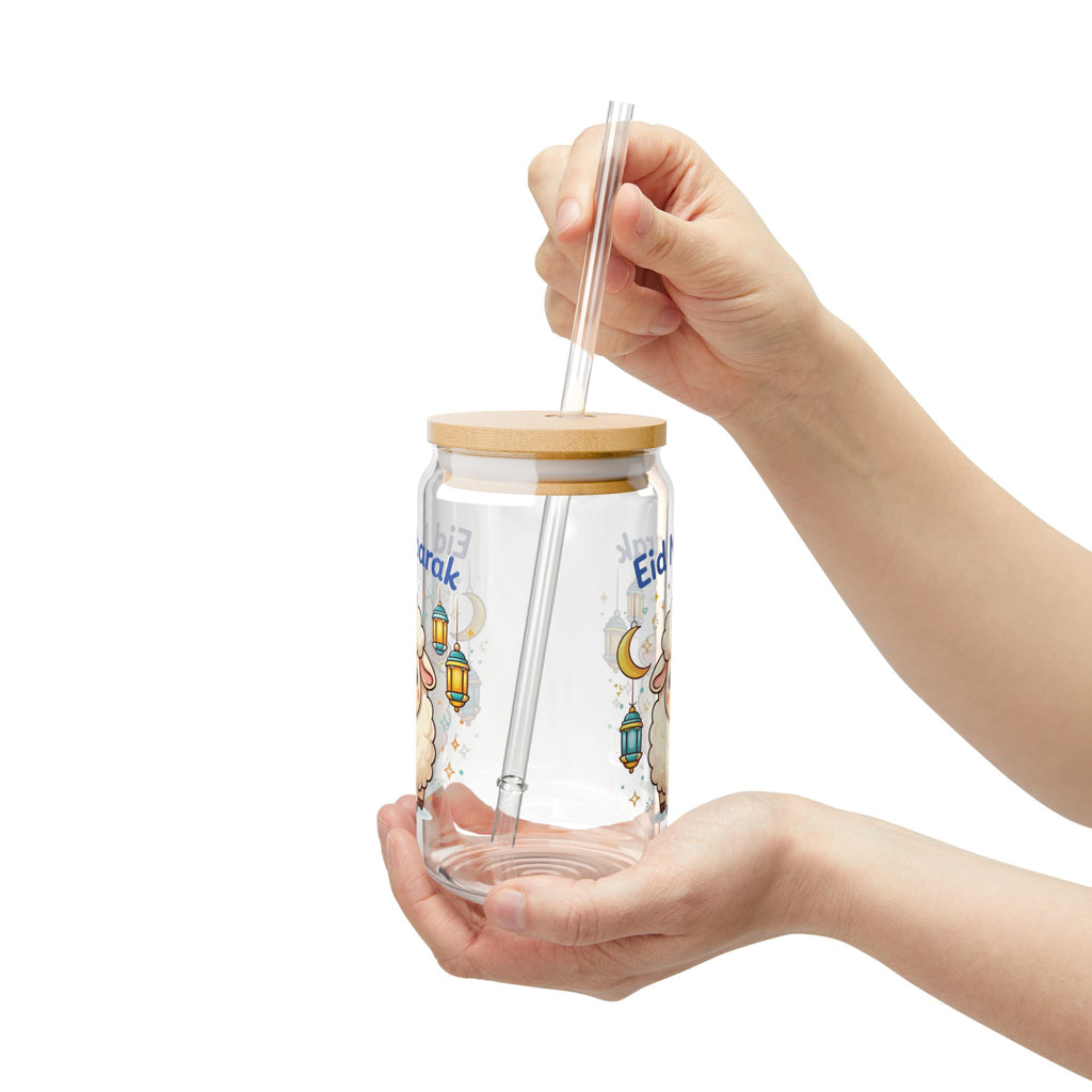 Eid Mubarak Sheep Sipper Glass