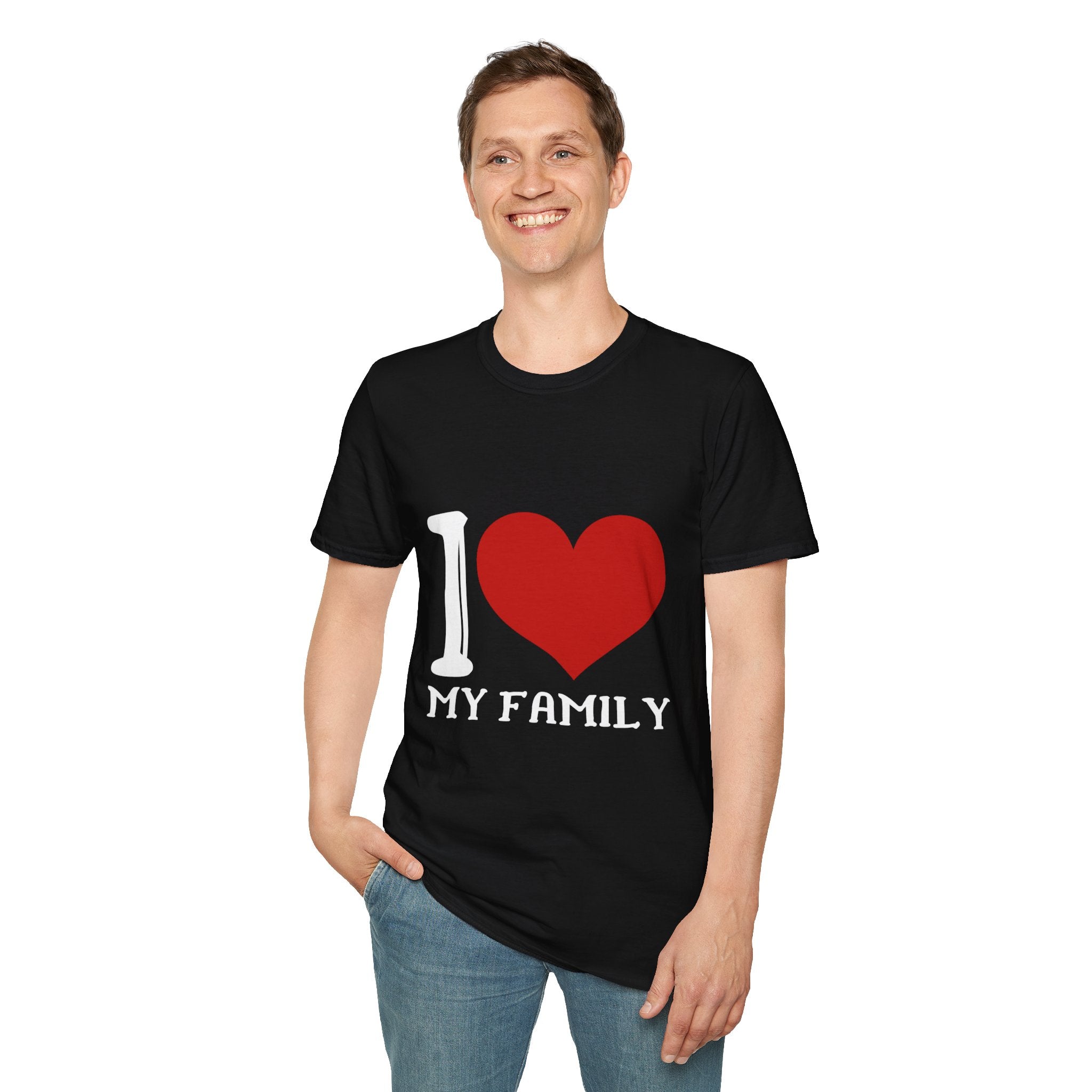 I  My Family T-Shirt — Family Love Tee for Parents & Kids