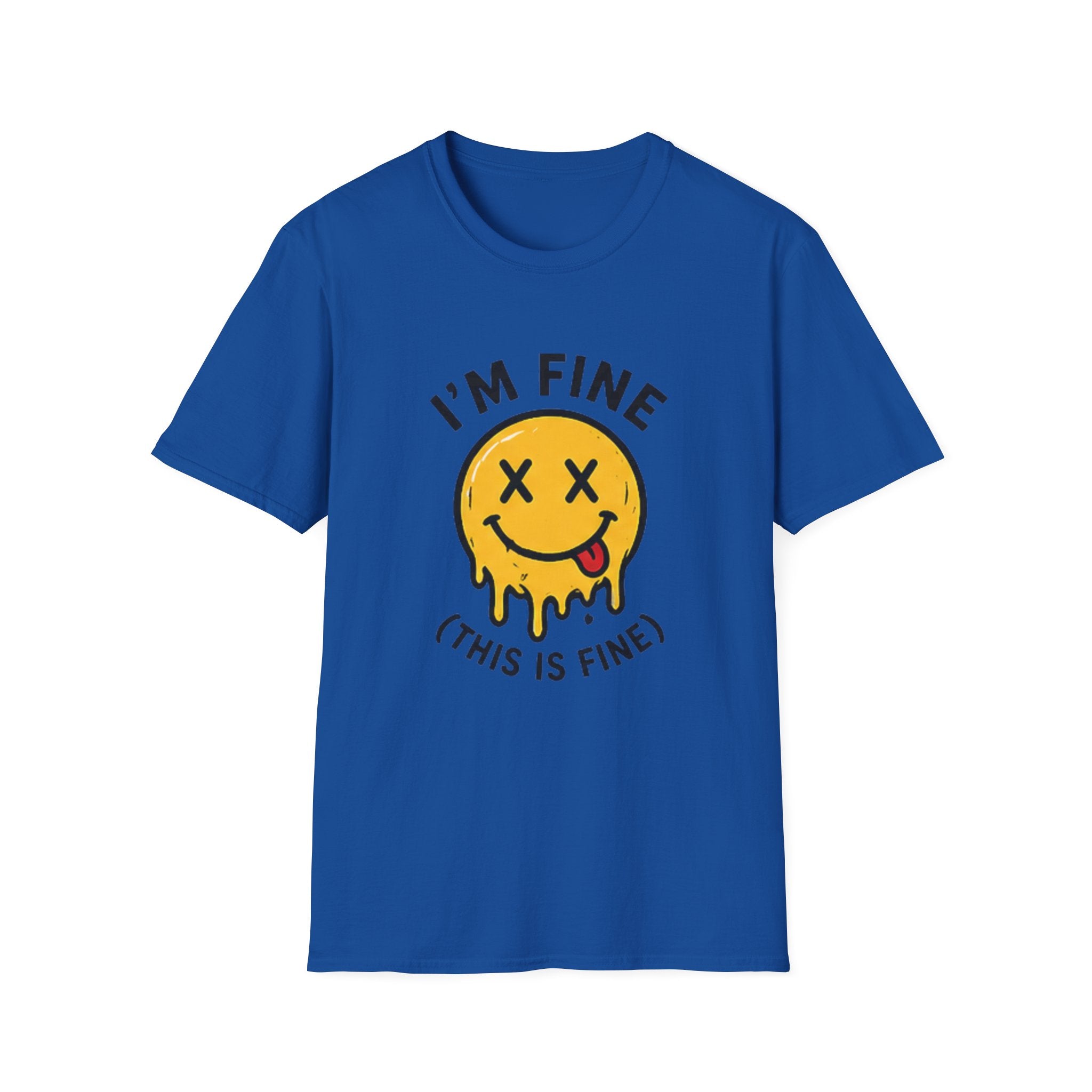 I’m Fine (This Is Fine) Melting Smiley T-Shirt