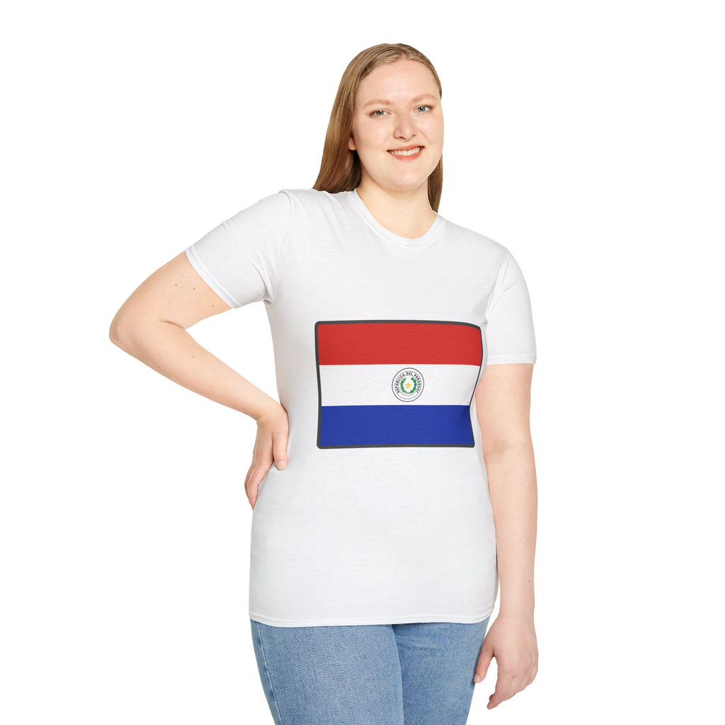 Paraguay Flag T-Shirt — Football Soccer Fan Tee