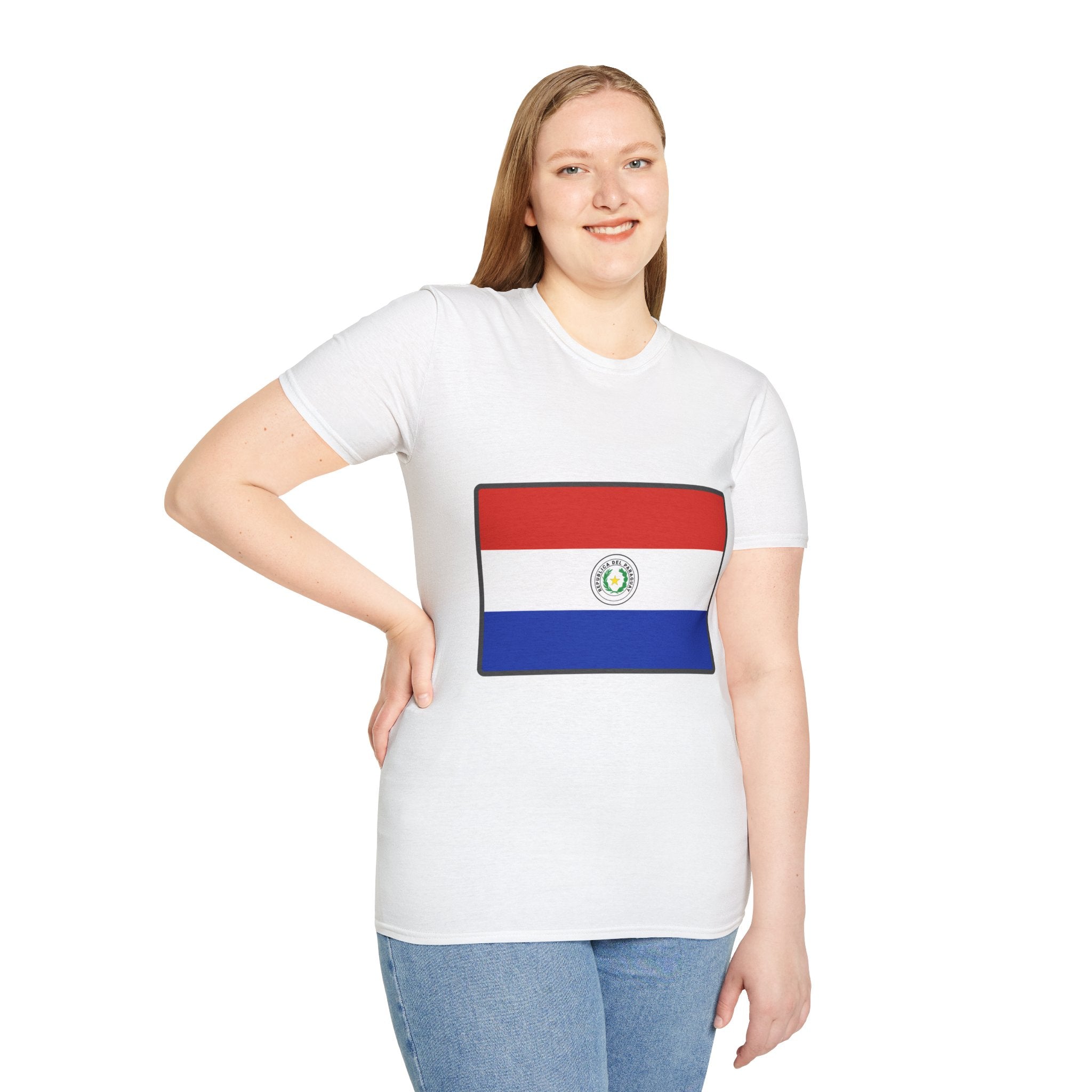 Paraguay Flag T-Shirt — Football Soccer Fan Tee