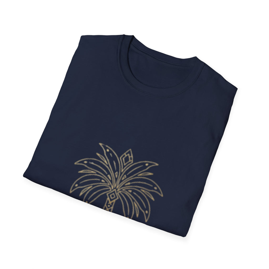 Palm Tree Graphic T-Shirt — Arabic "العراقة" Design