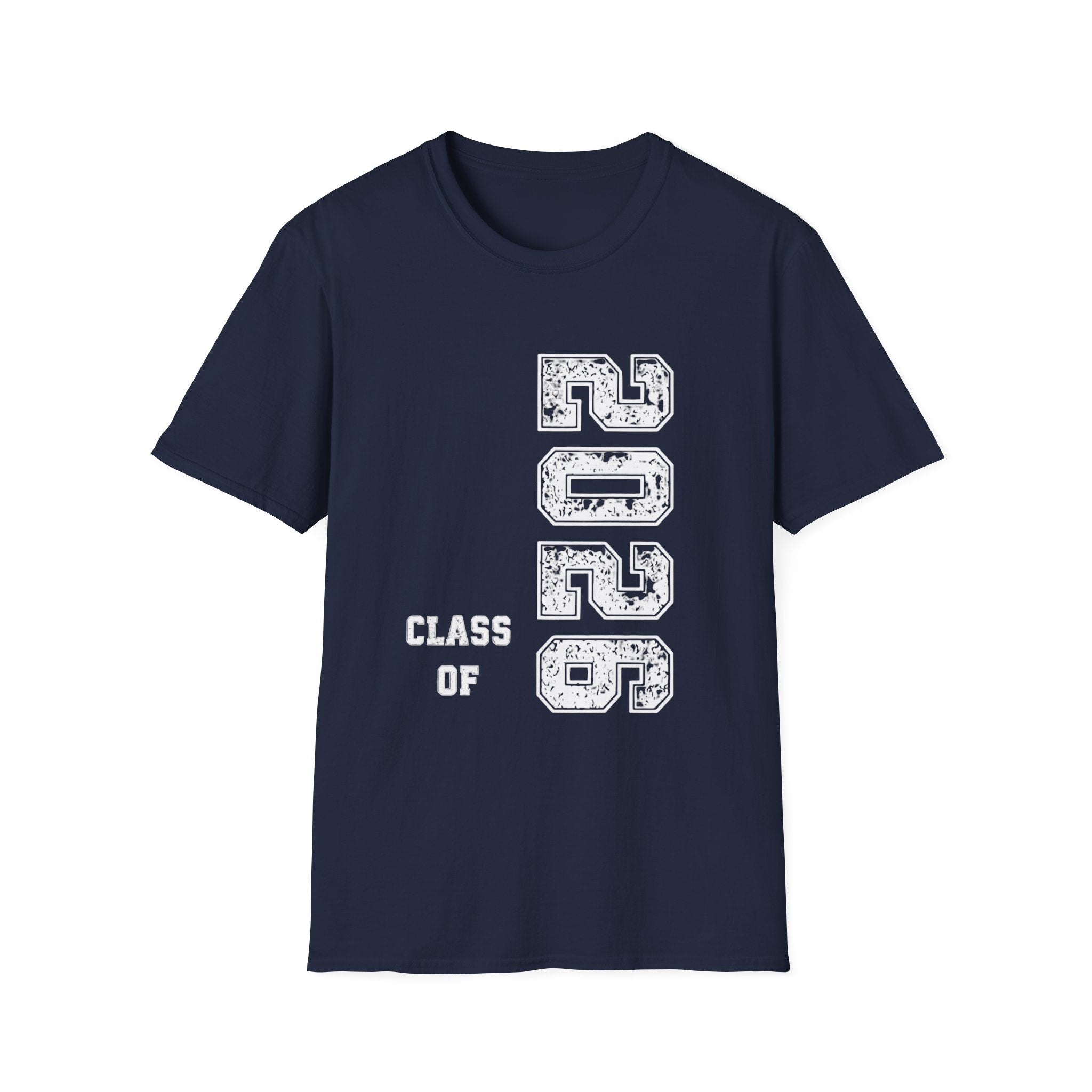 Class of 2026 Vertical Graphic T-Shirt — Graduation Senior Year Tee