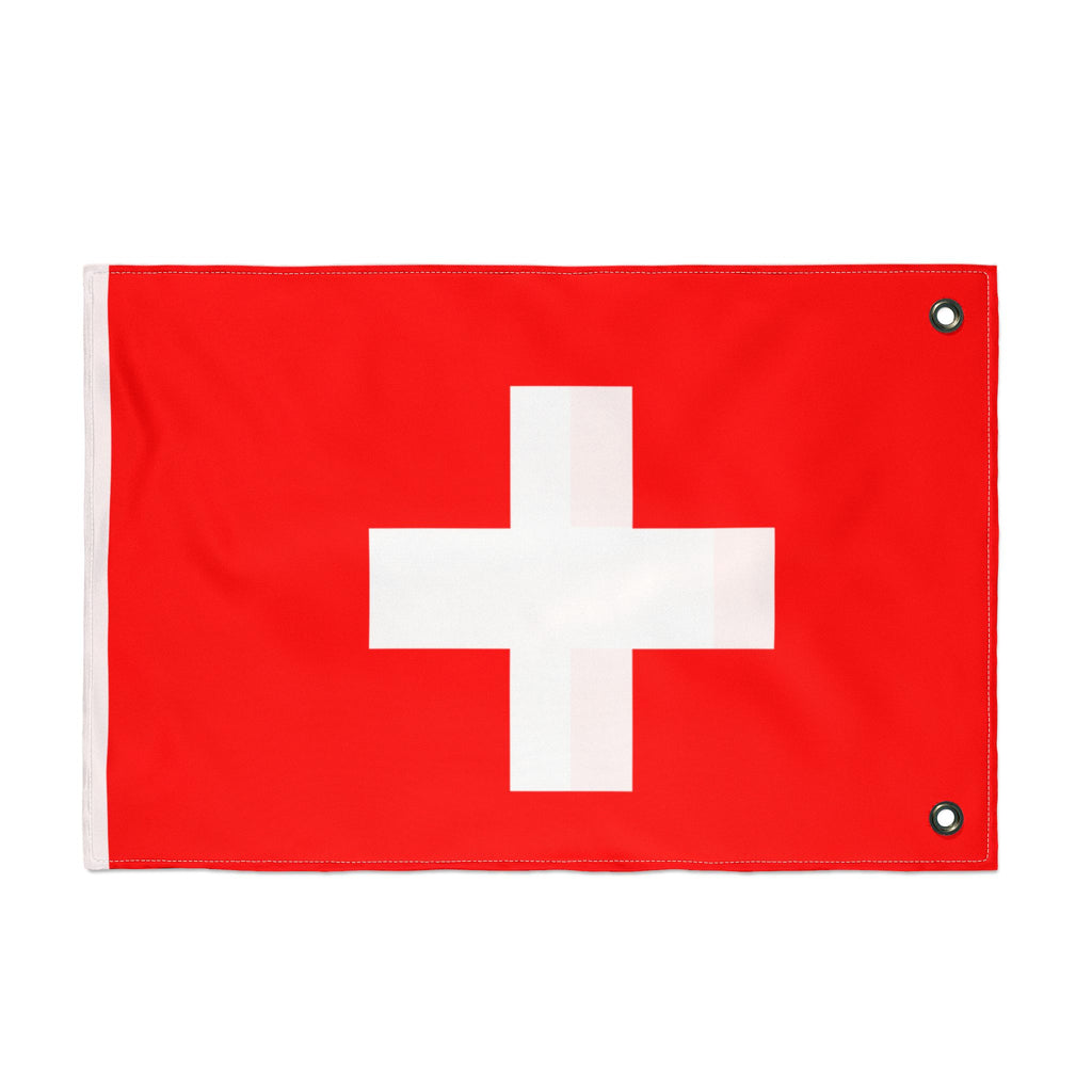 Switzerland Cross Flag — Double-Sided Outdoor Garden Flag