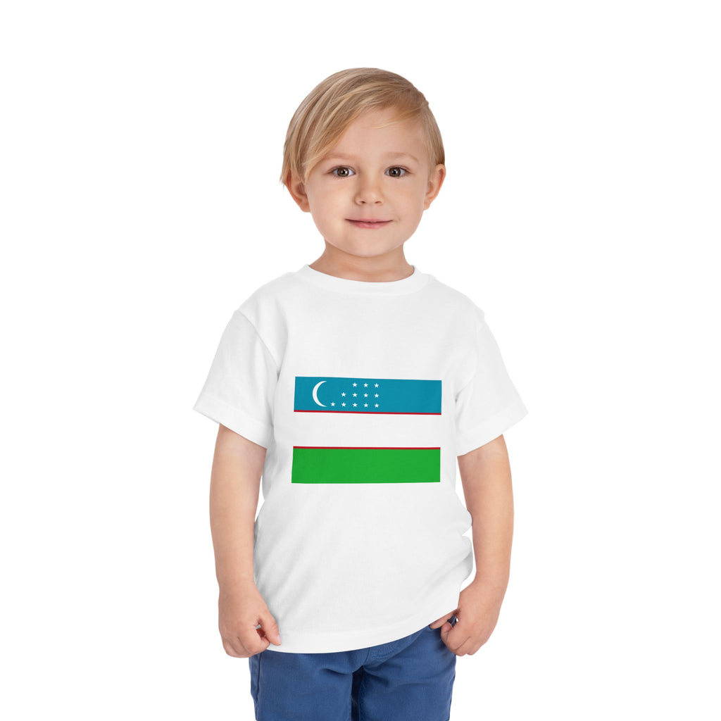 Uzbekistan Toddler Short Sleeve Tee