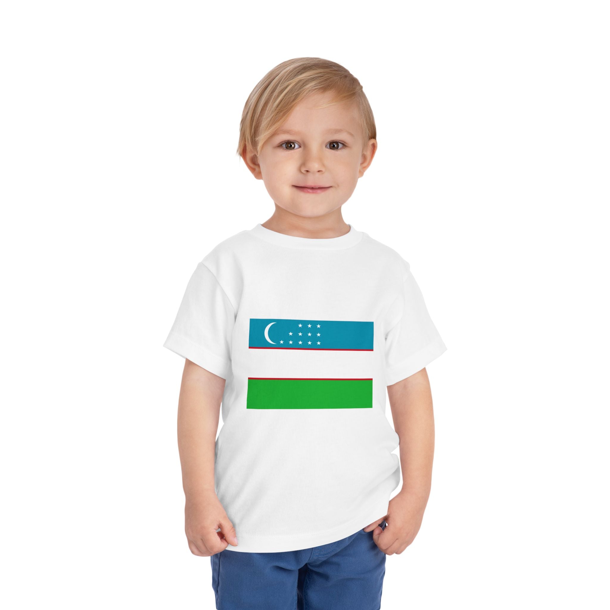 Uzbekistan Toddler Short Sleeve Tee