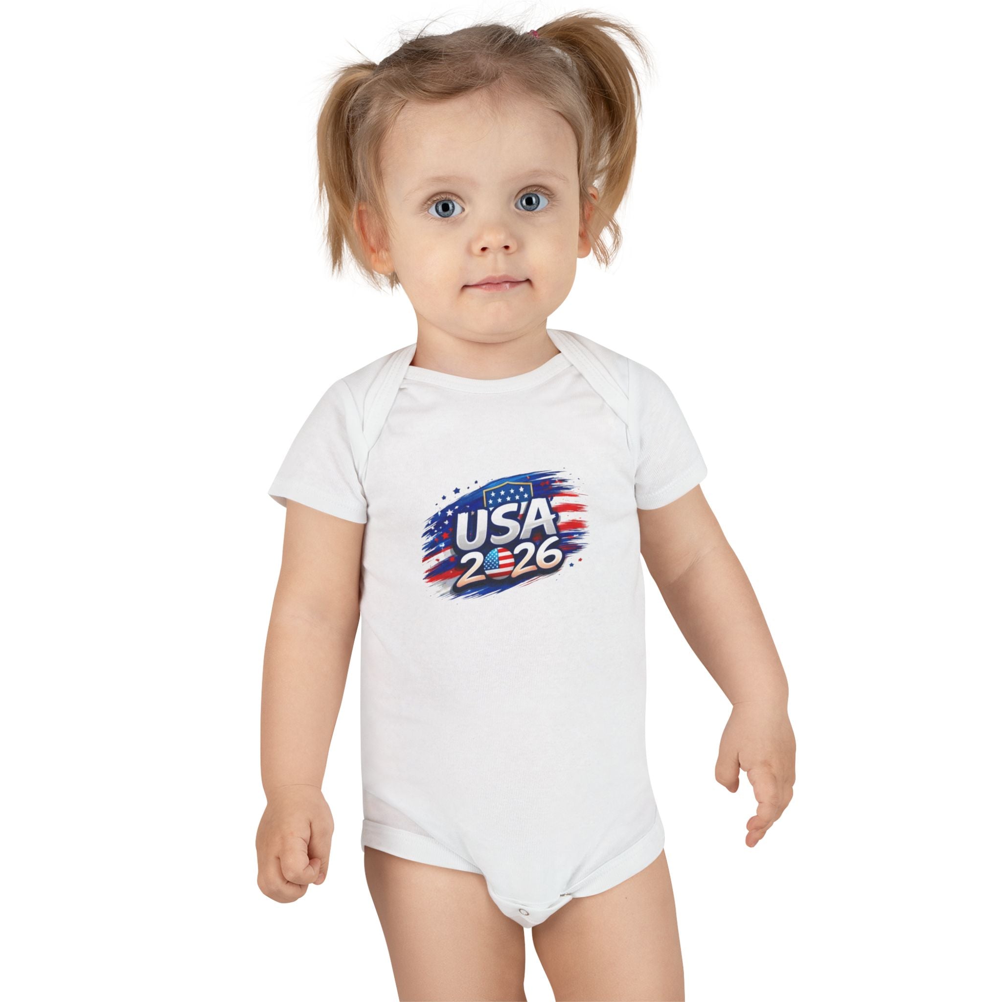 USA 2026 Baby Onesie –  Cup Soccer Infant Bodysuit