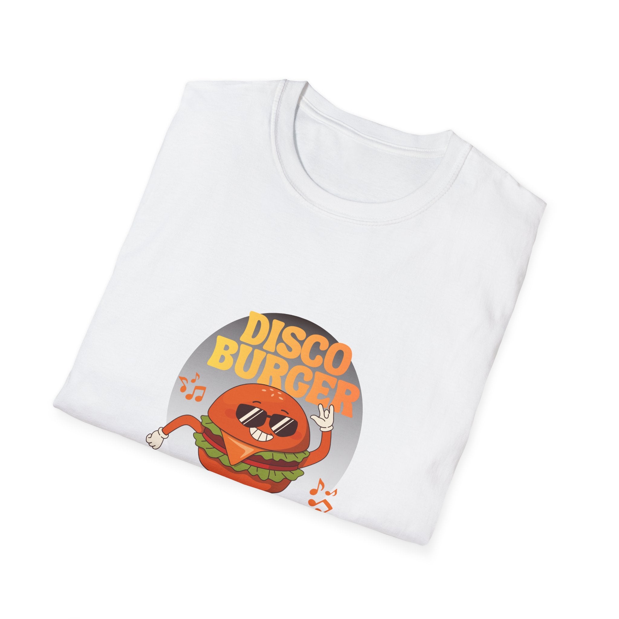 Disco Burger T-Shirt — Retro Dancing Burger Graphic Tee
