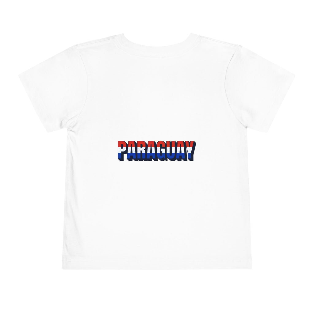 Paraguay Toddler Tee — Flag Front & 'PARAGUAY' Back Kids Shirt