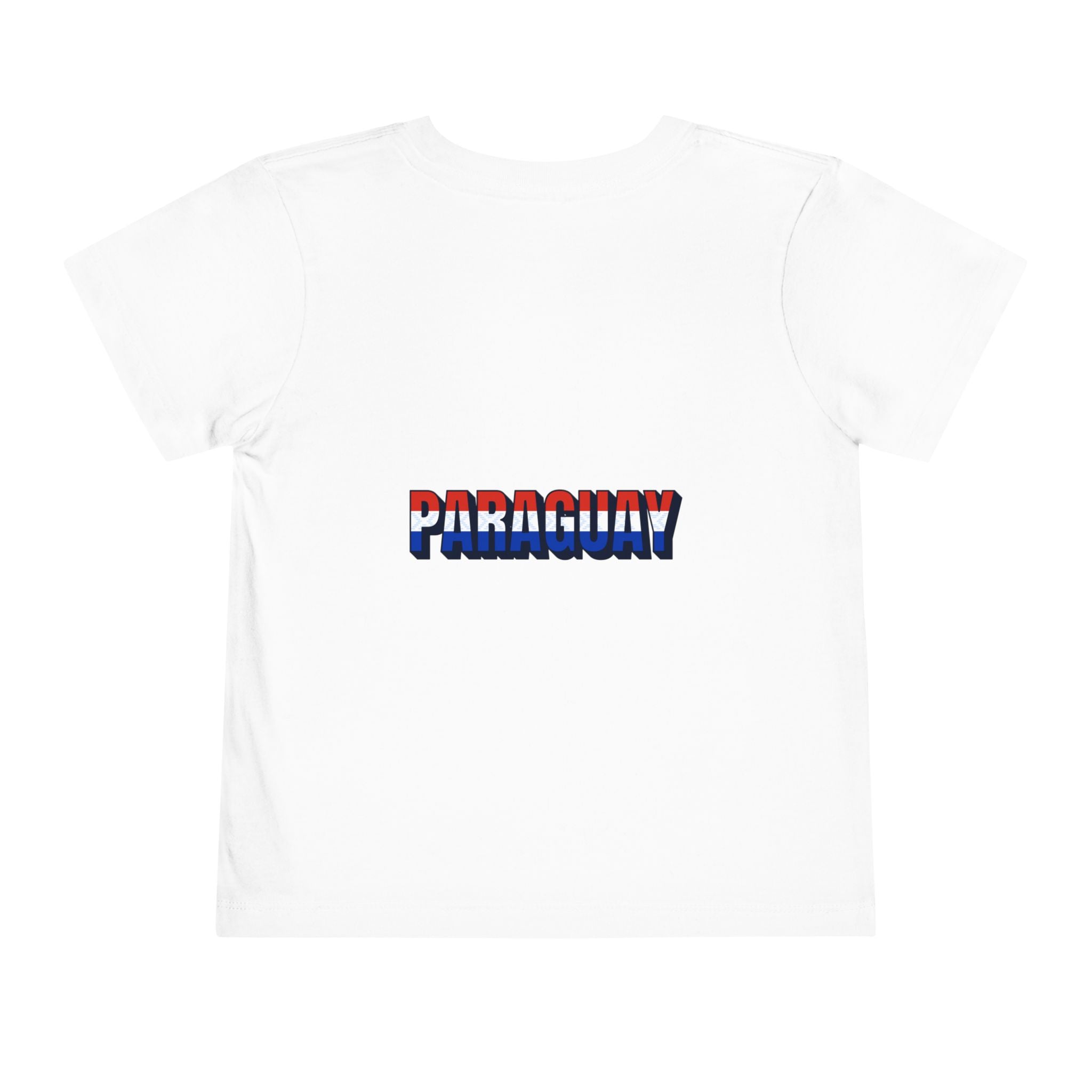 Paraguay Toddler Tee — Flag Front & 'PARAGUAY' Back Kids Shirt