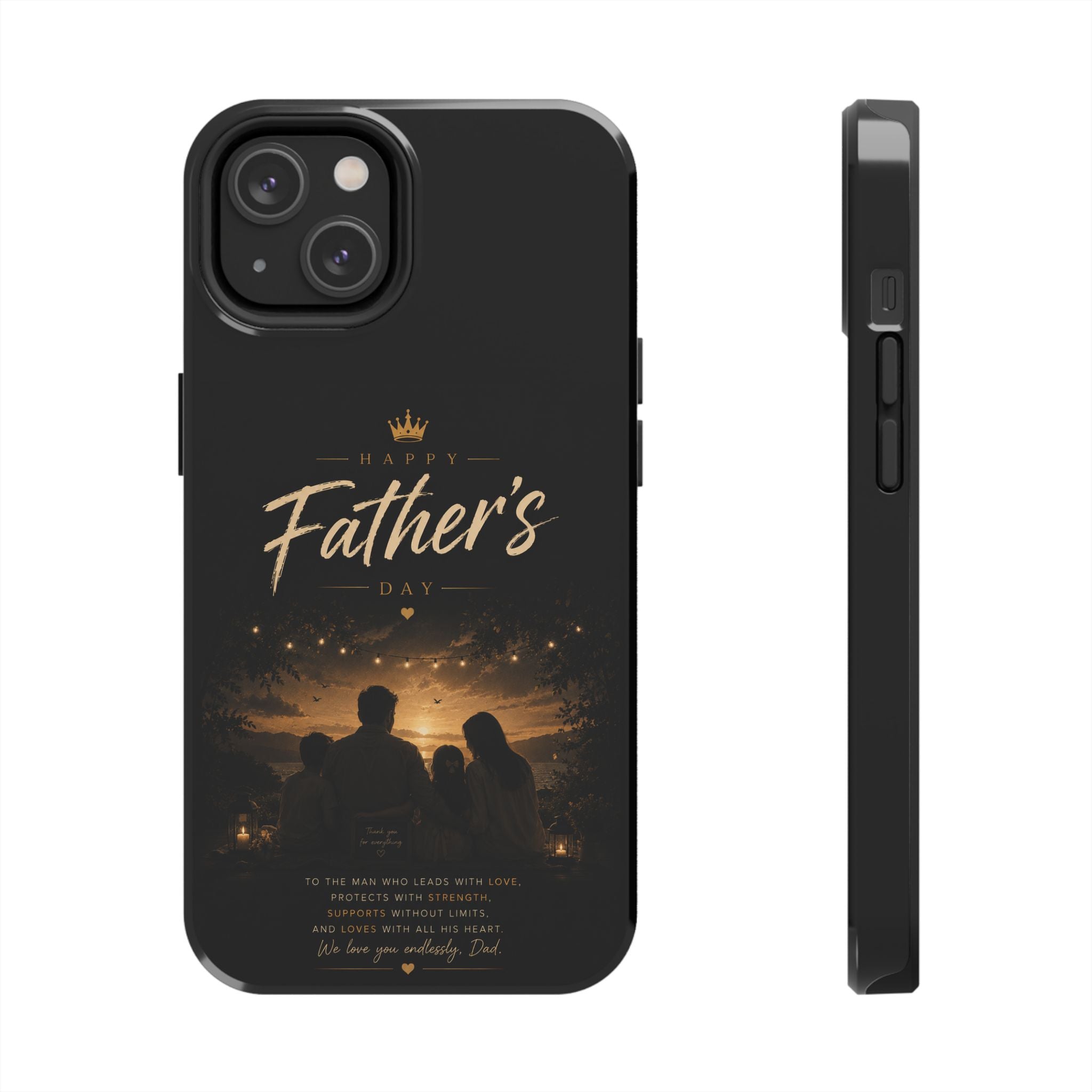 Father’s Day Tough Phone Case — Personalized Sentimental Nightscape Design