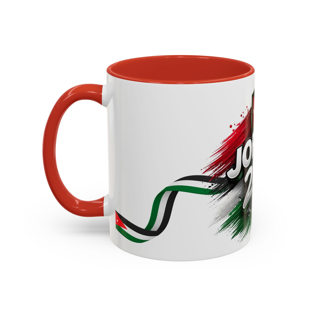 Jordan 2026 Soccer Accent Coffee Mug – Jordan Flag Football Fan Gift (11/15oz)