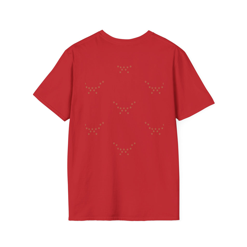 Dog Lover T-Shirt — "Home Is Where The Dog Is" Paw Print Tee