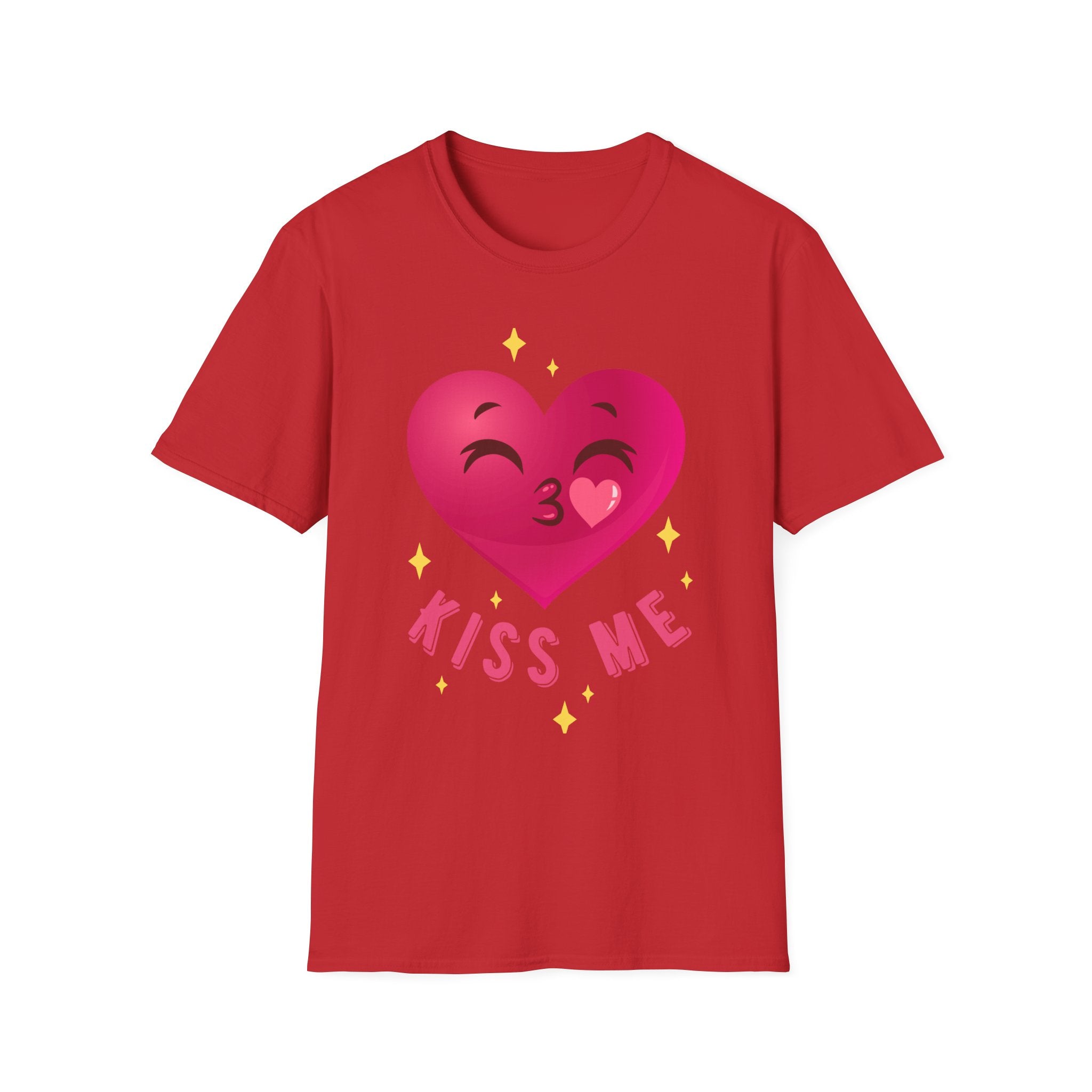 Kiss Me Heart Graphic T-Shirt — Cute Valentine’s Day Tee