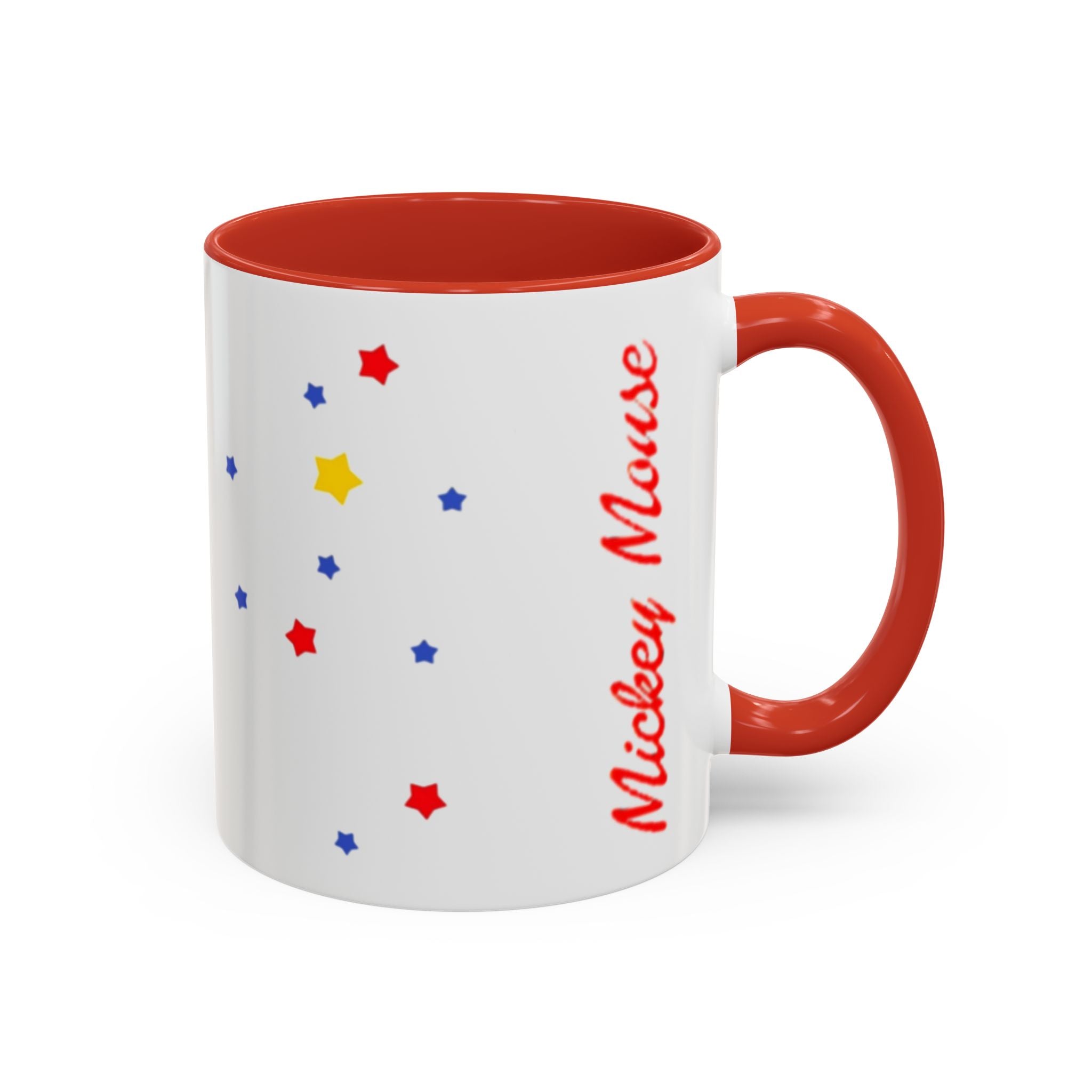 Mickey Mouse Accent Coffee Mug – Stars Pattern (11 oz)