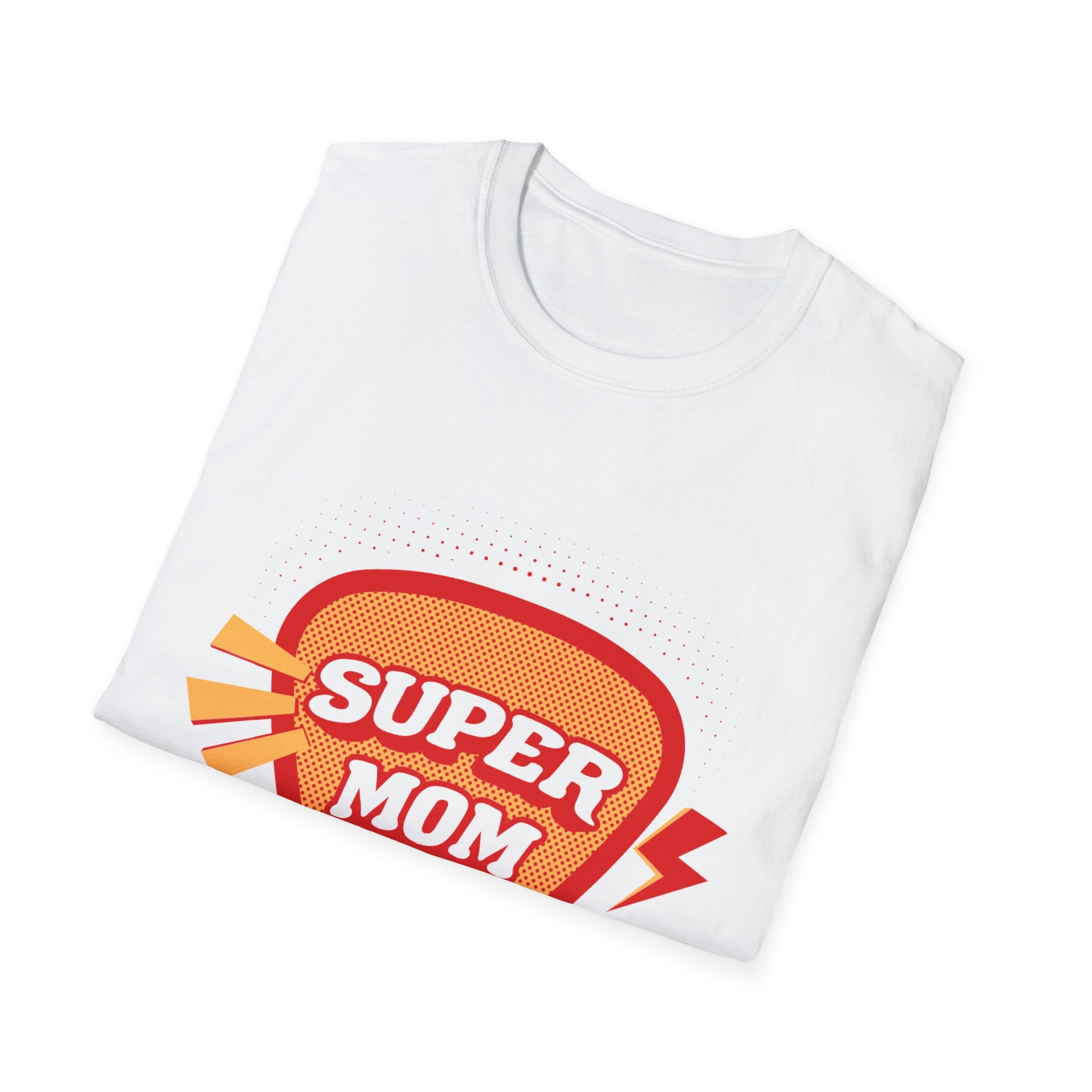 Super Mom T-Shirt — Retro Comic Boom Wow Mother's Day Tee