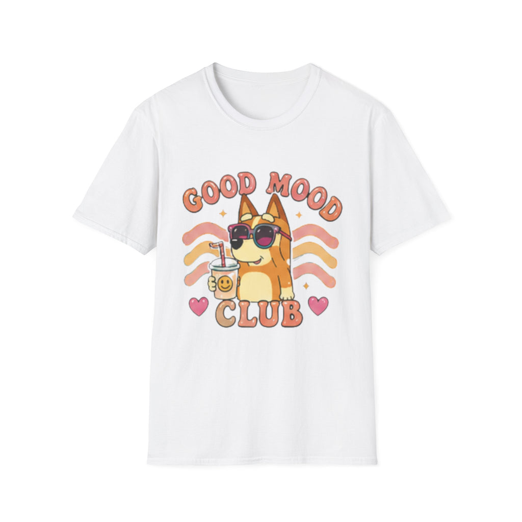 Good Mood Club T-Shirt — Cute Sunglasses Dog Graphic Tee