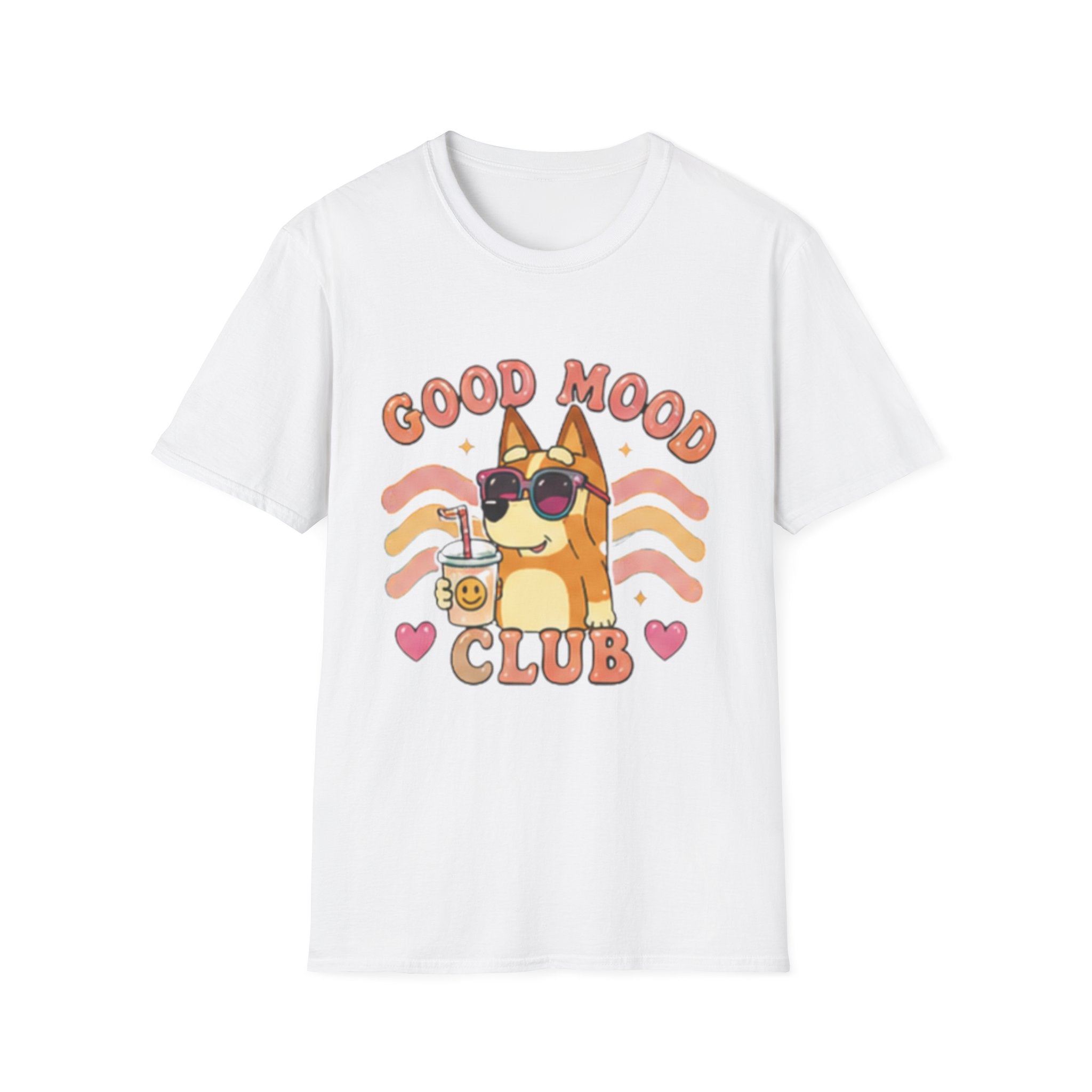 Good Mood Club T-Shirt — Cute Sunglasses Dog Graphic Tee