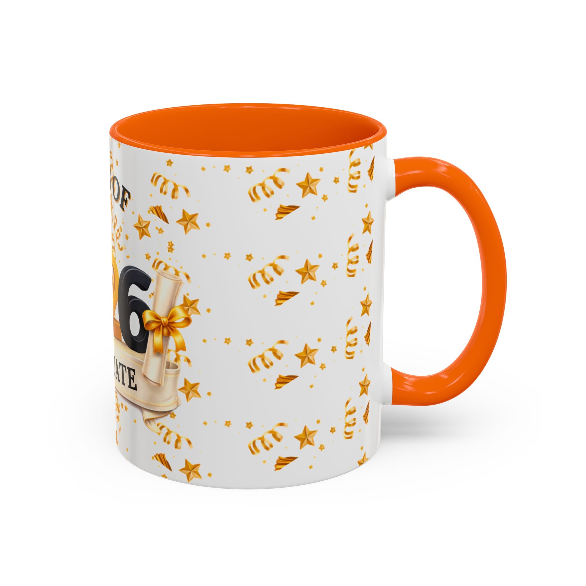 Class of 2026 Graduate Accent Coffee Mug – Black Interior, Graduation Gift