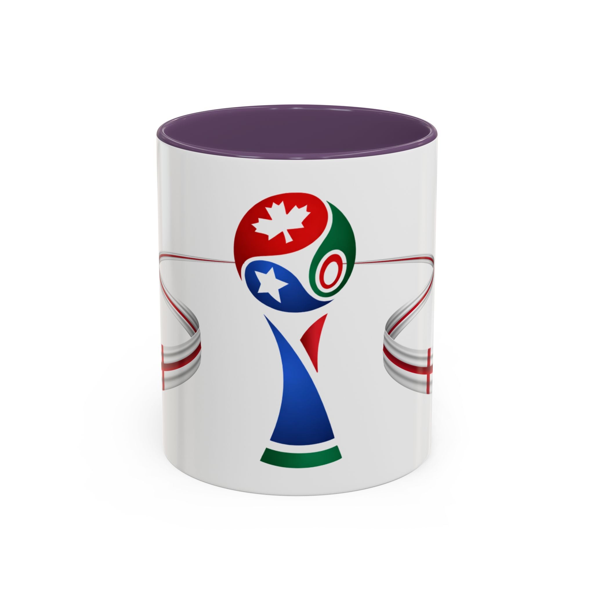 England 2026 Soccer Cup Accent Coffee Mug