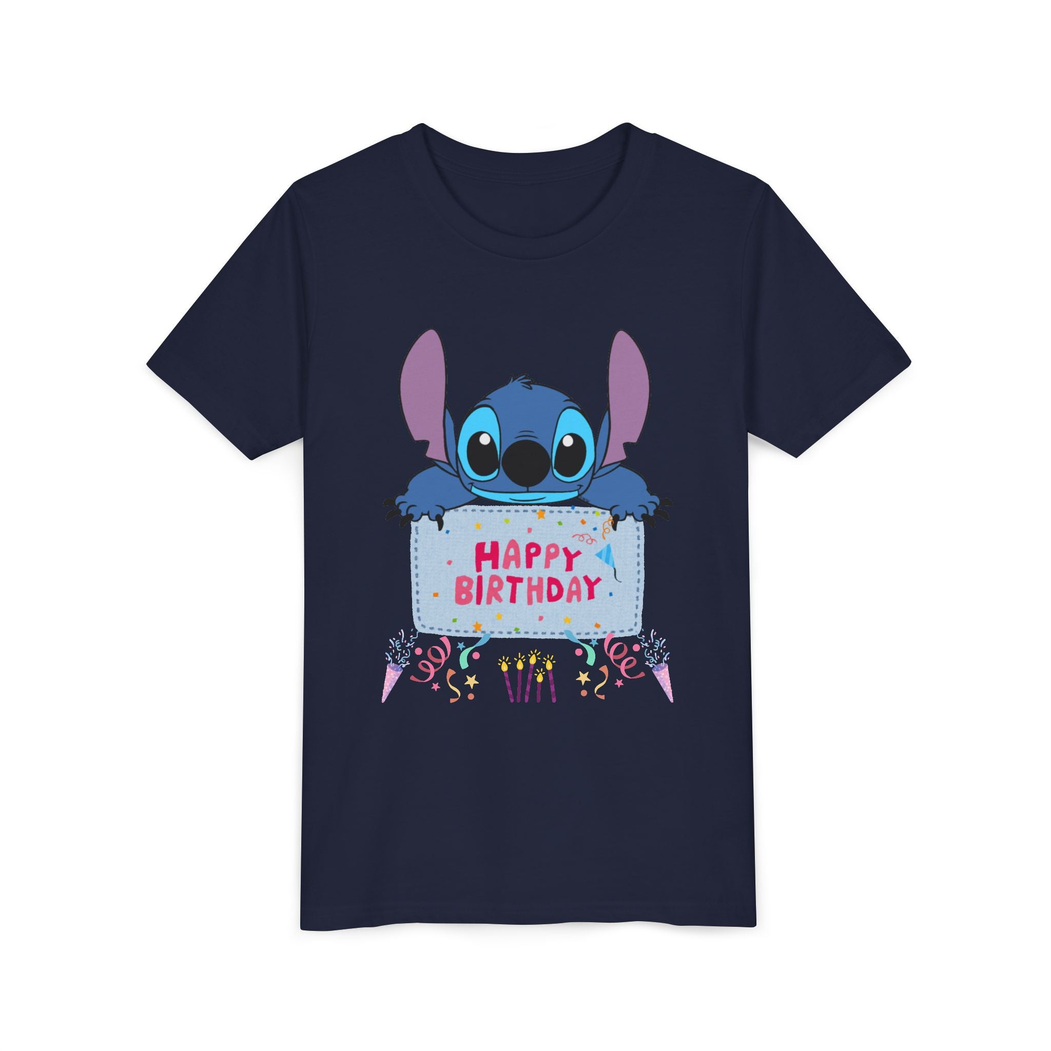Stitch Happy Birthday Youth Tee