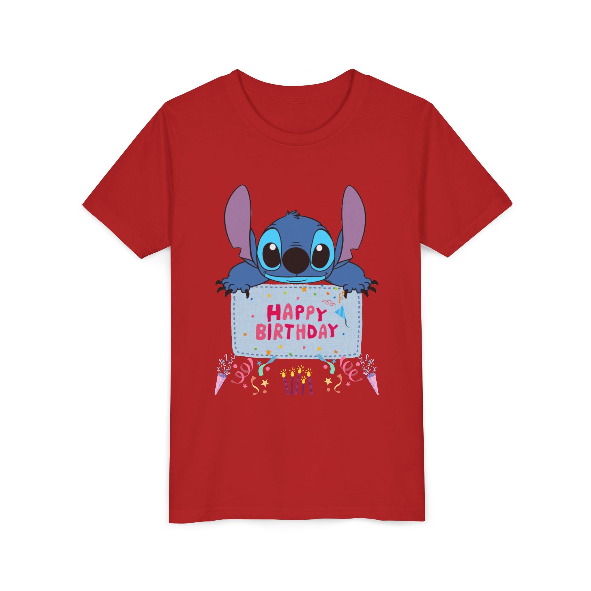 Stitch Happy Birthday Youth Tee