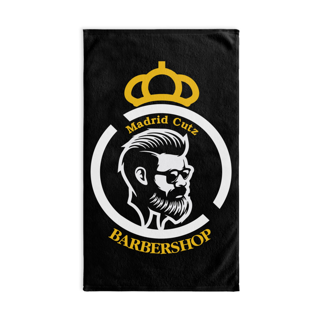 Barbershop Logo Hand Towel – Madrid Cutz Grooming Towel