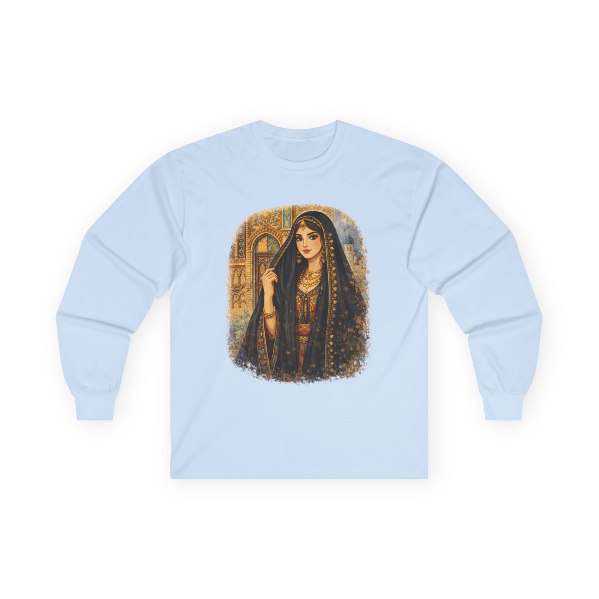 Vintage Arabian Nights Portrait Long Sleeve Tee