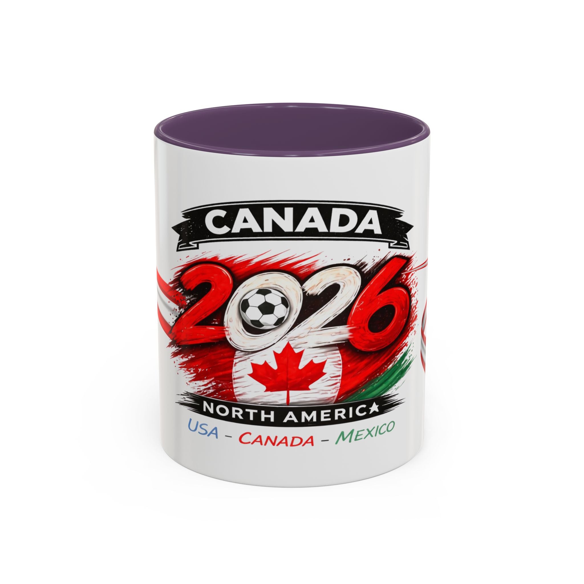 Canada 2026 Soccer Cup Mug — North America USA-Canada-Mexico Cup Coffee Mug