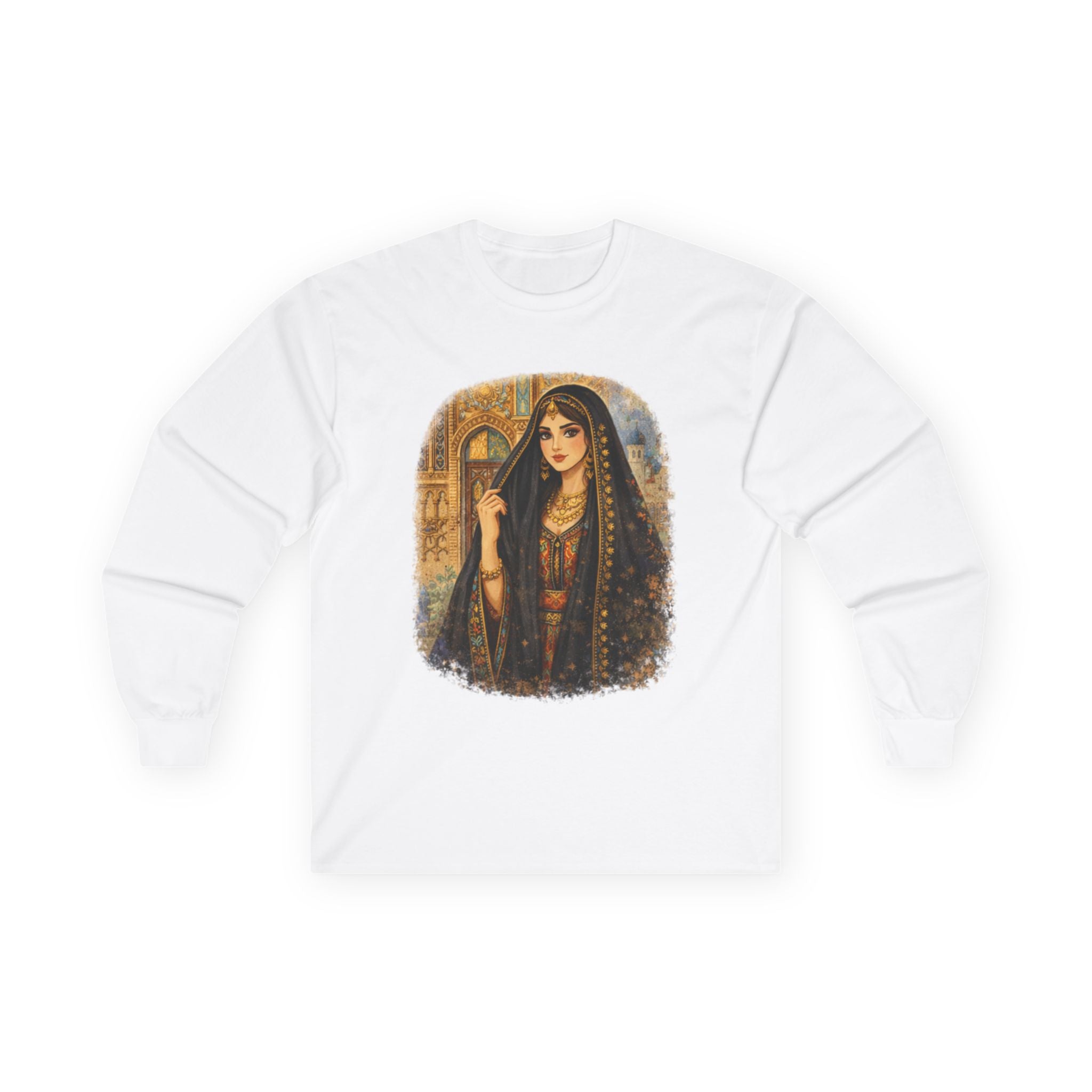 Vintage Arabian Nights Portrait Long Sleeve Tee