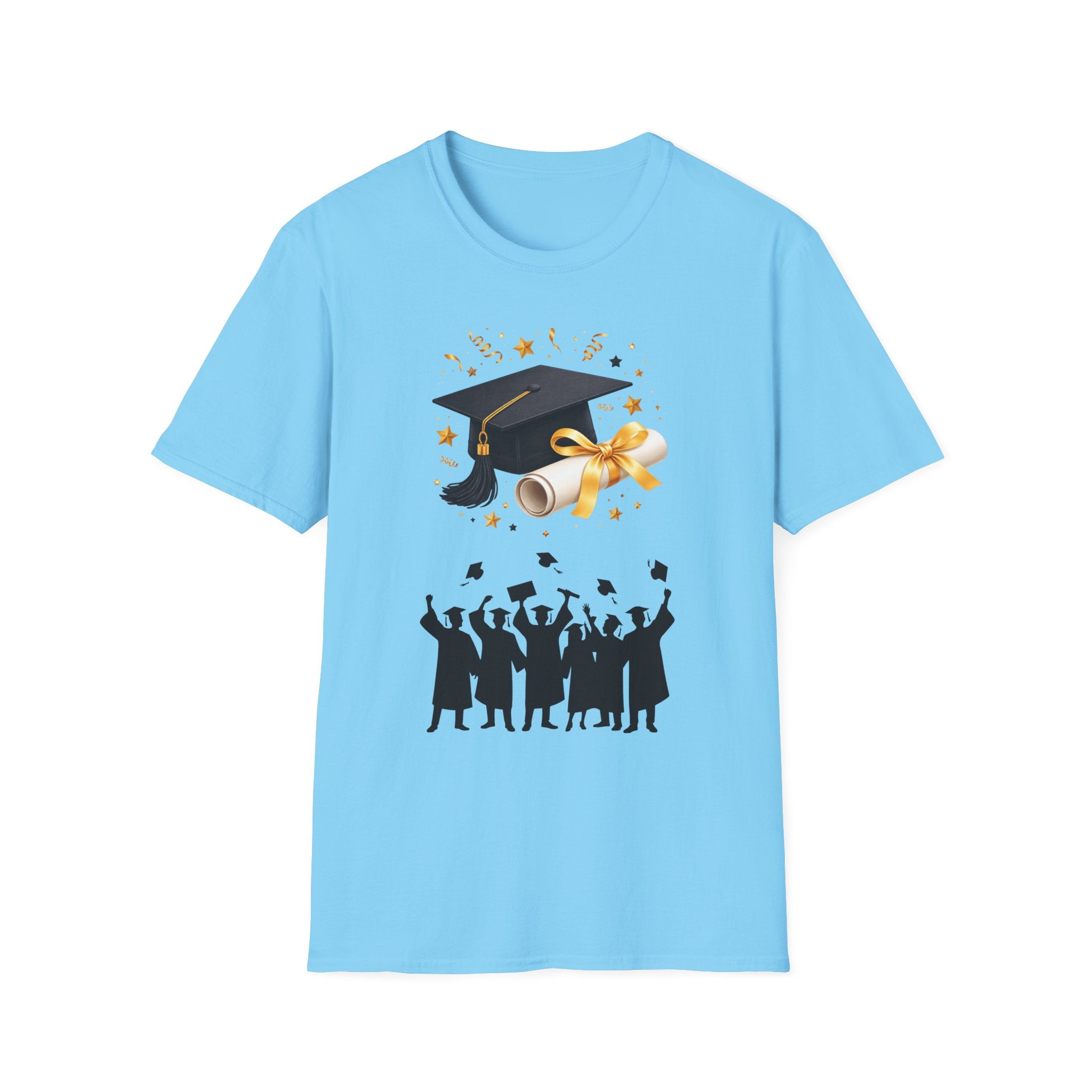 Graduation Cap & Diploma T-Shirt — Class of Celebration Tee