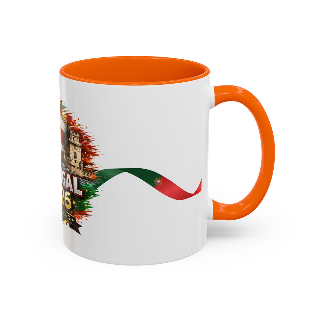 Portugal 2026 Soccer Mug – Portugal Flag & Crest Accent Coffee Cup