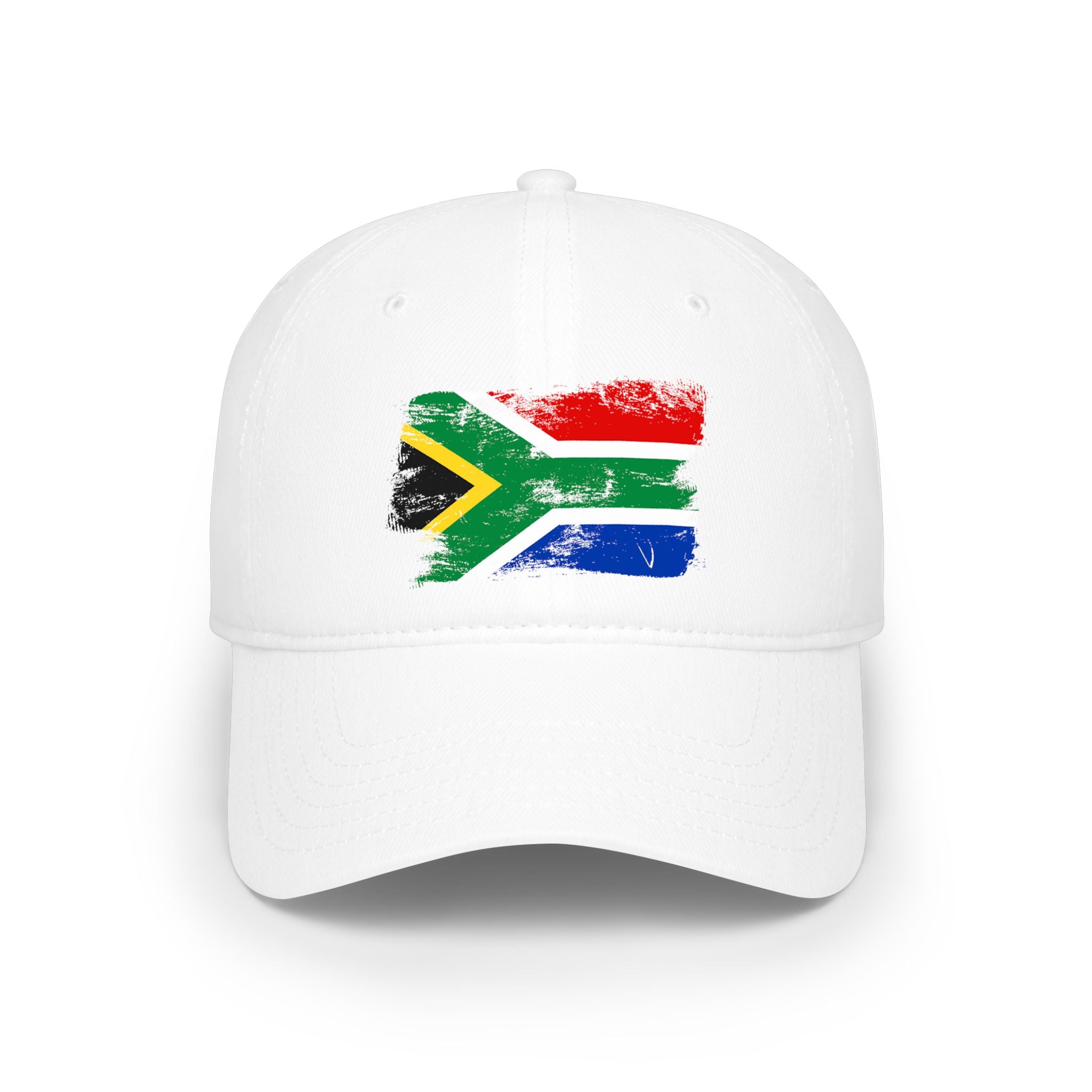 South Africa Flag Baseball Cap — Distressed Vintage Look