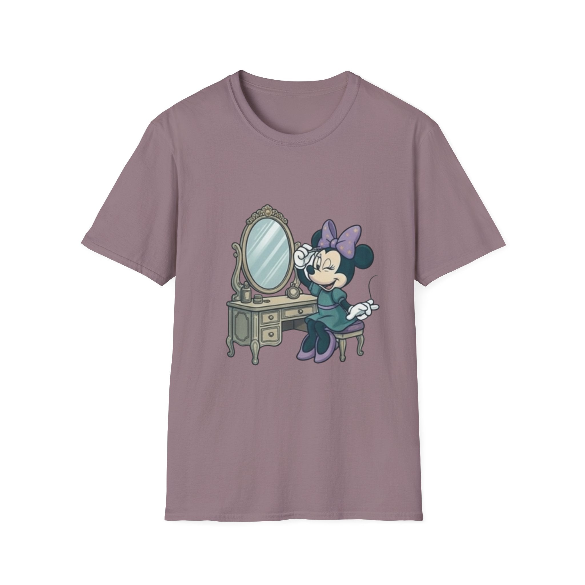 Minnie Mouse Vanity T-Shirt – Vintage Makeup Desk Graphic Tee