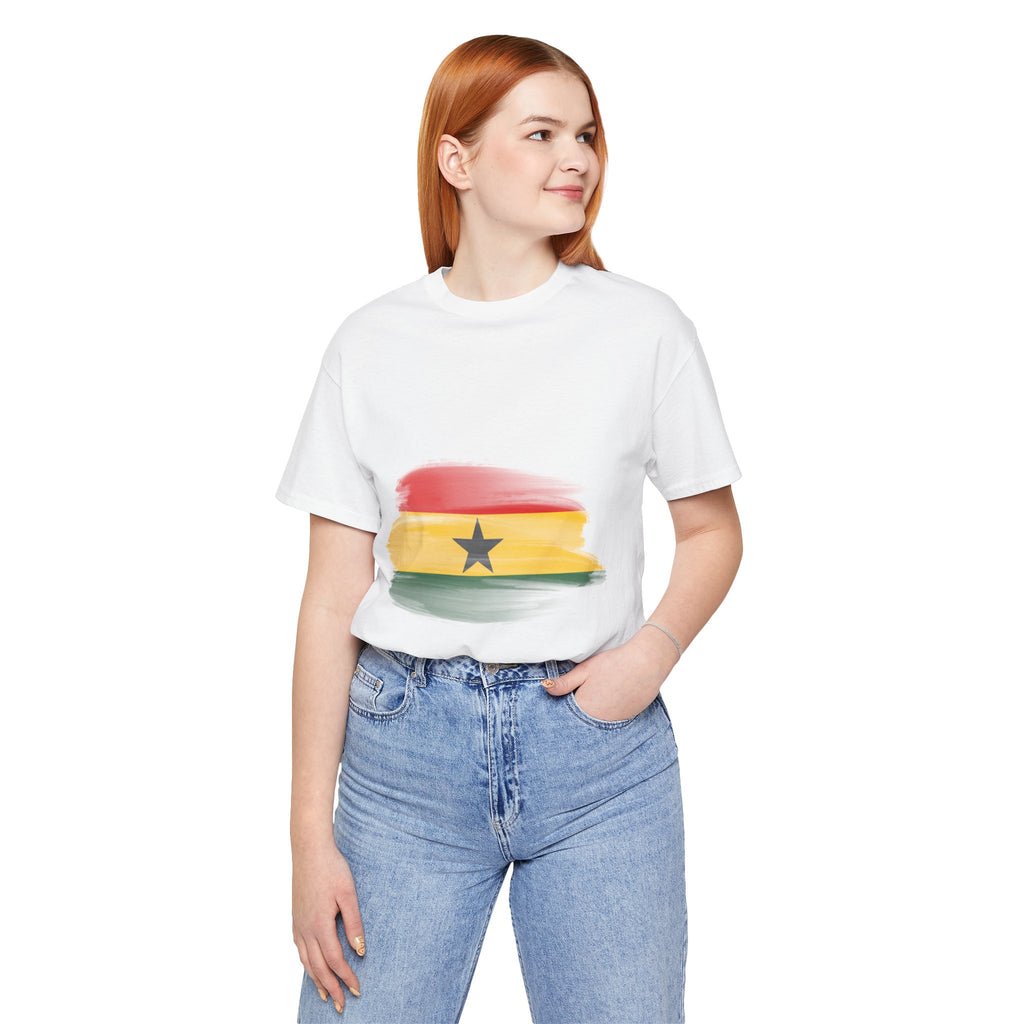 Ghana Flag Soccer T-Shirt — Retro Ghana Football Tee
